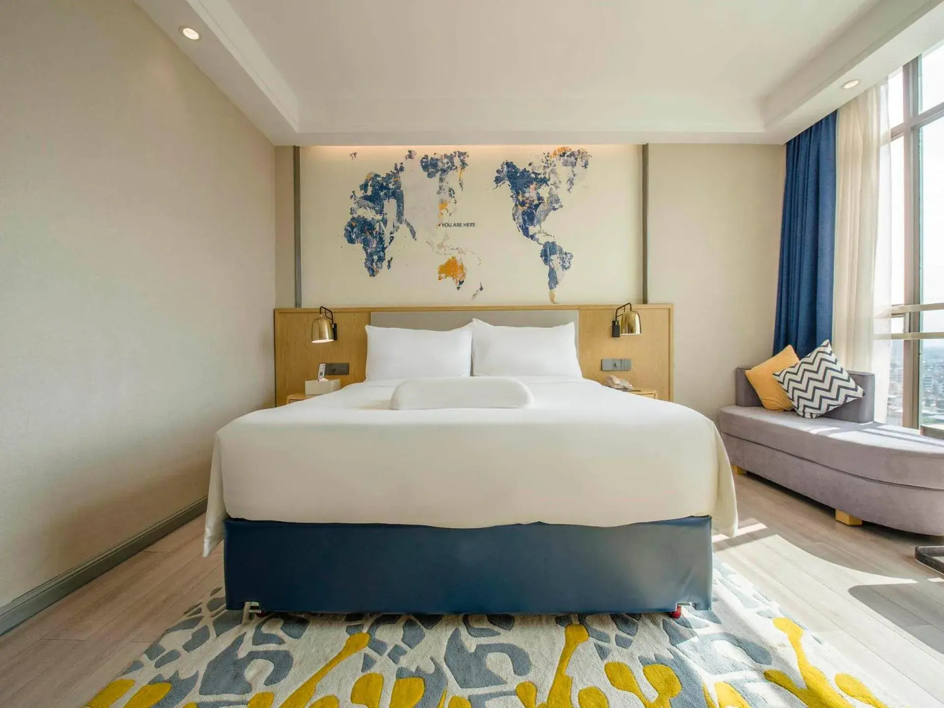 Bed in Kyriad Marvelous Hotel Qingyuan City Square Bed in Kyriad Marvelous Hotel Qingyuan City Square