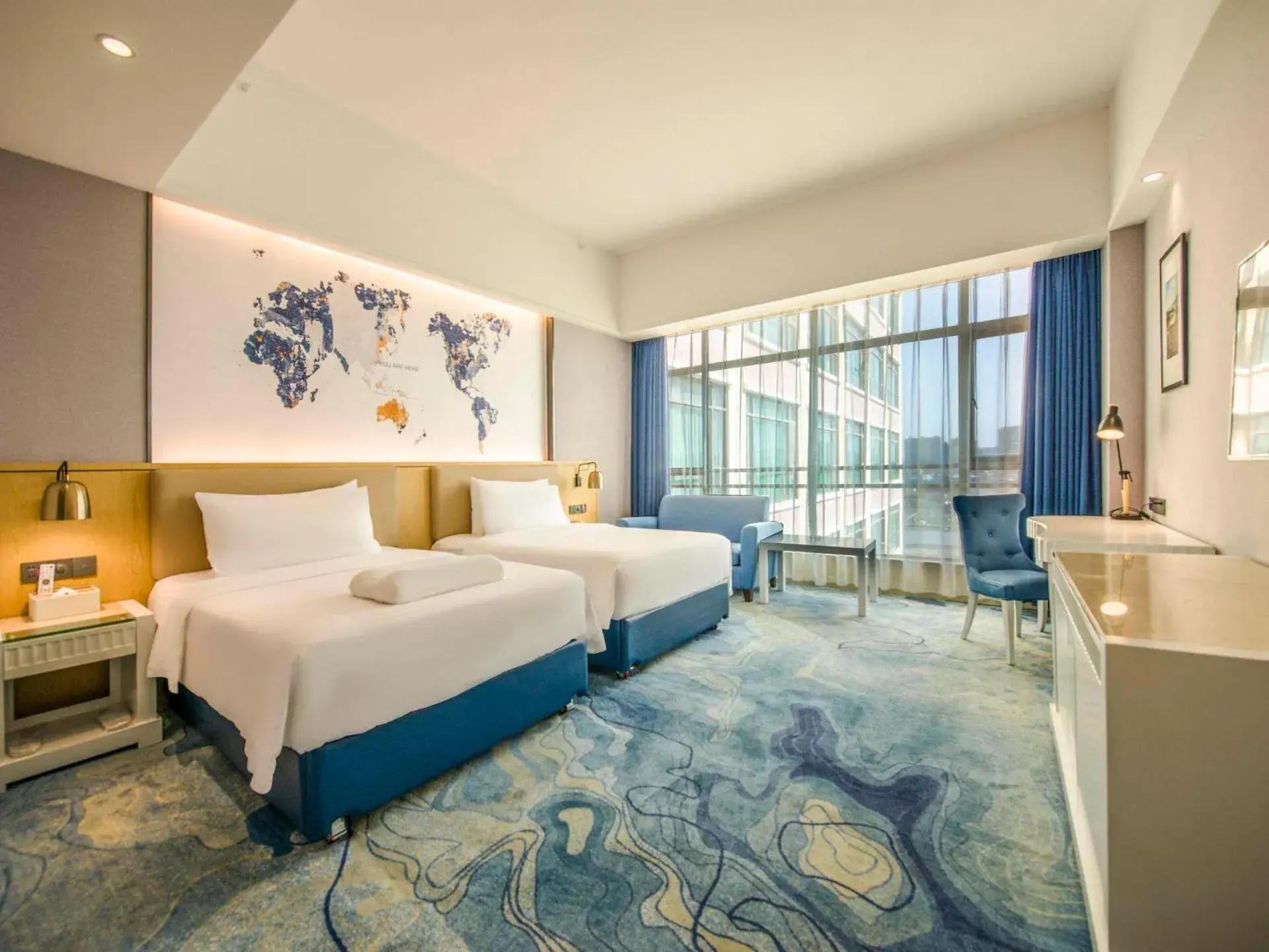 Bed in Kyriad Marvelous Hotel Qingyuan City Square Bed in Kyriad Marvelous Hotel Qingyuan City Square