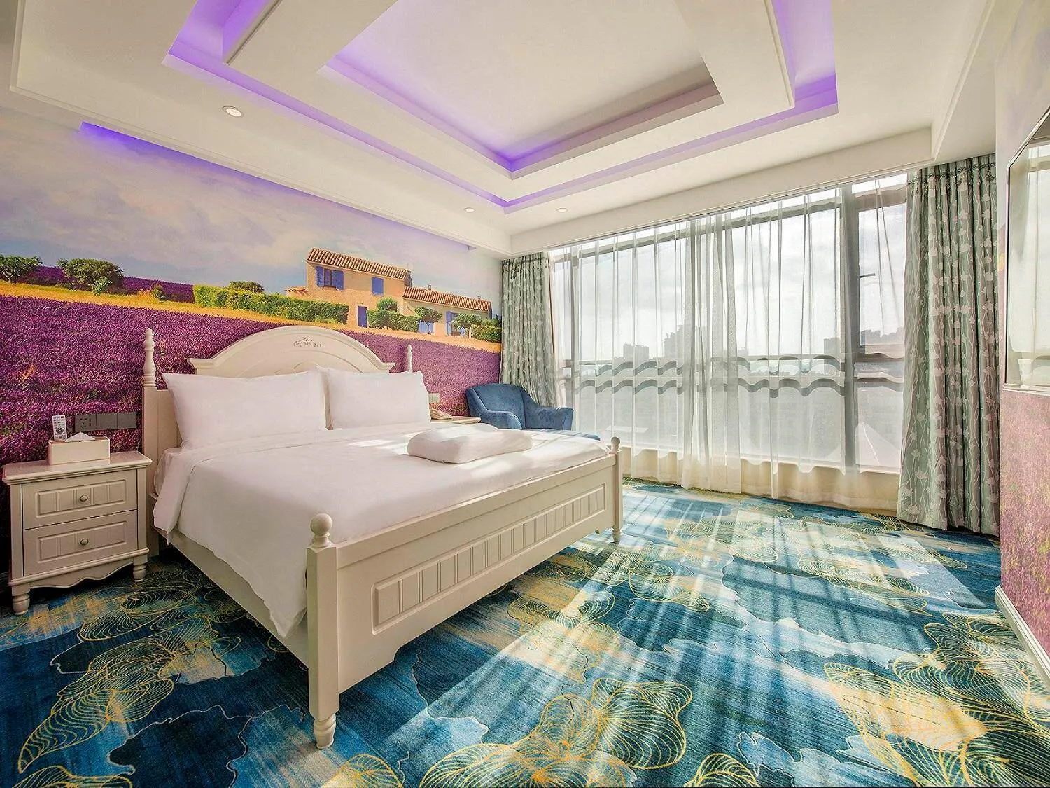 Bed in Kyriad Marvelous Hotel Qingyuan City Square