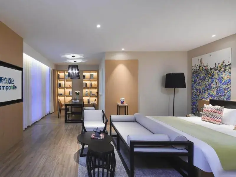 Bed in Campanile Shenzhen Longcheng Square Subway Station Bed in Campanile Shenzhen Longcheng Square Subway Station