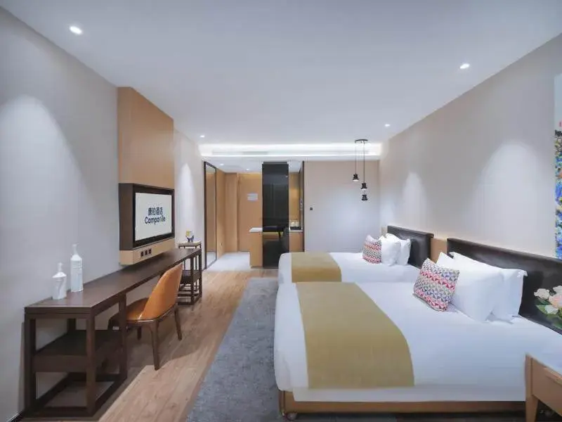 Bed in Campanile Shenzhen Longcheng Square Subway Station Bed in Campanile Shenzhen Longcheng Square Subway Station