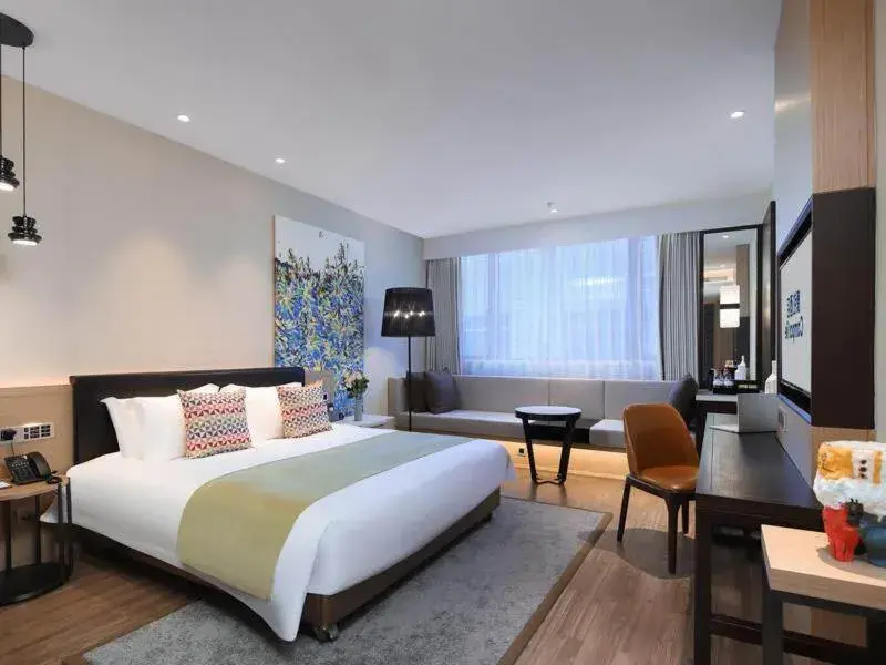 Bed in Campanile Shenzhen Longcheng Square Subway Station Bed in Campanile Shenzhen Longcheng Square Subway Station