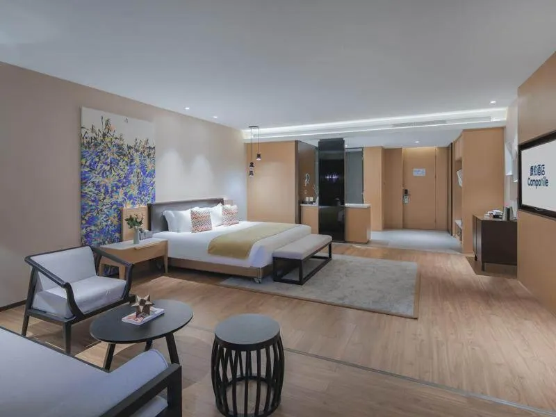 Bed in Campanile Shenzhen Longcheng Square Subway Station