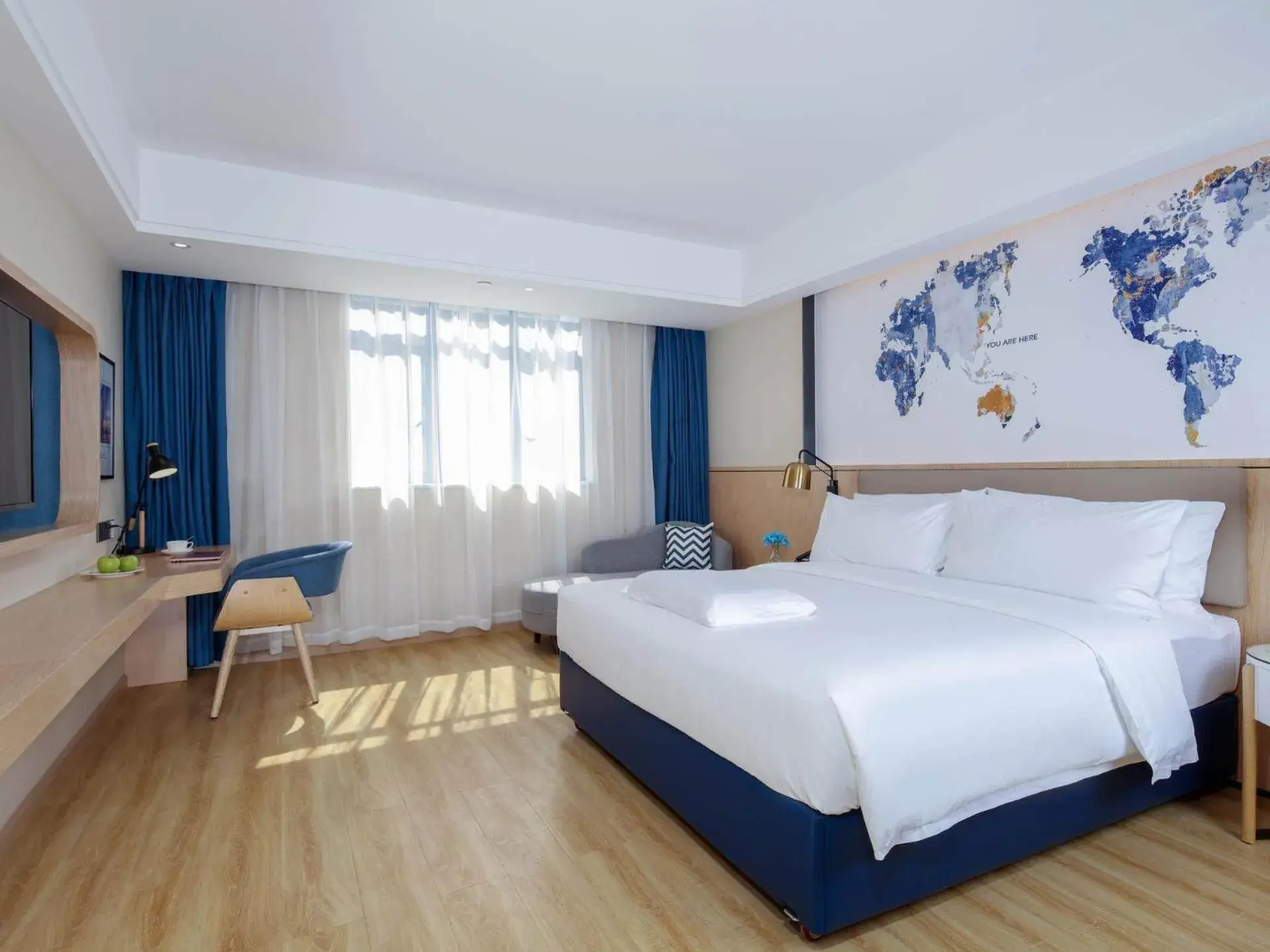 Bed in Kyriad Marvelous Hotel Zhongshan West District Bed in Kyriad Marvelous Hotel Zhongshan West District
