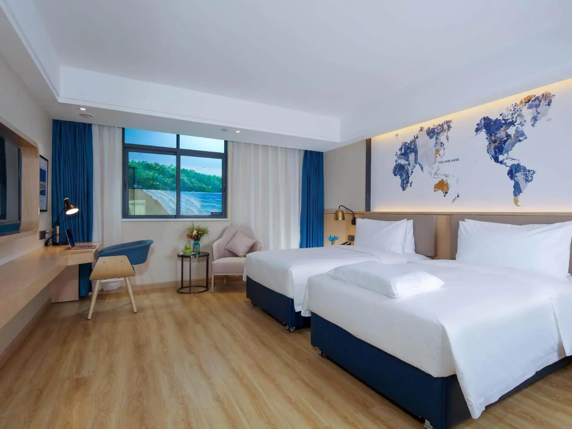 Bed in Kyriad Marvelous Hotel Zhongshan West District Bed in Kyriad Marvelous Hotel Zhongshan West District