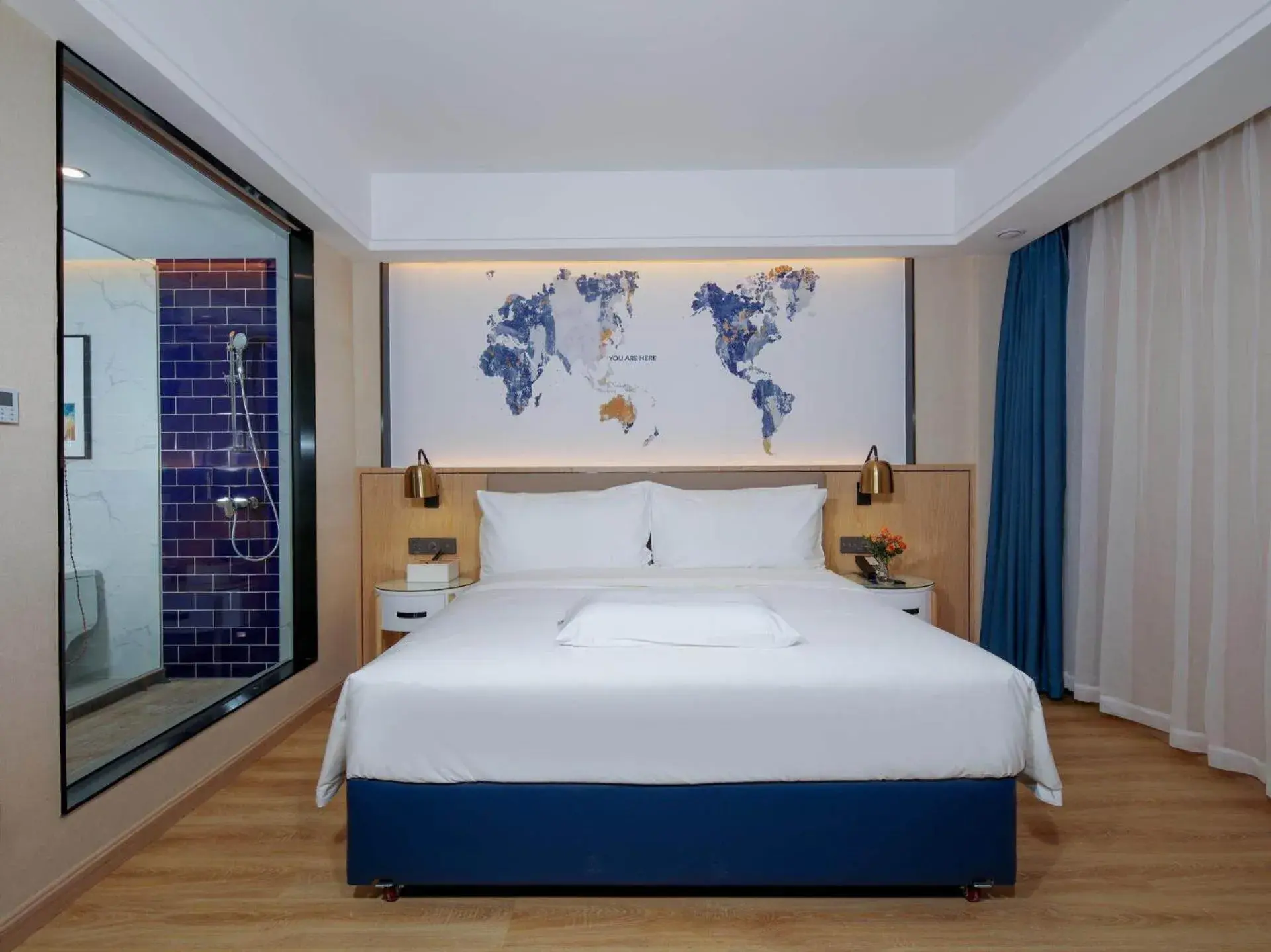 Bed in Kyriad Marvelous Hotel Zhongshan West District Bed in Kyriad Marvelous Hotel Zhongshan West District