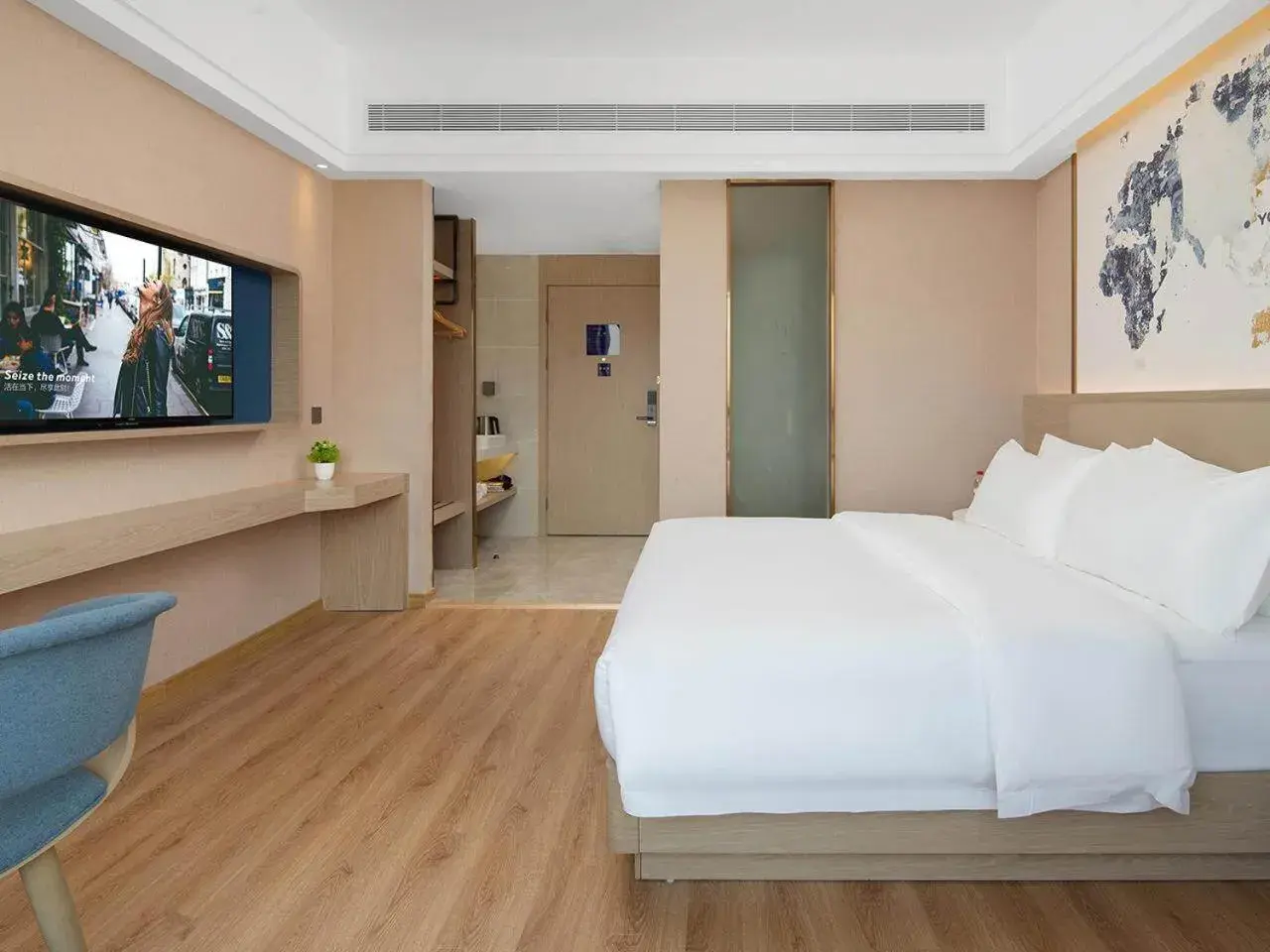 Bed in Kyriad Hotel Guigang Wuyue Plaza Railway Station Bed in Kyriad Hotel Guigang Wuyue Plaza Railway Station