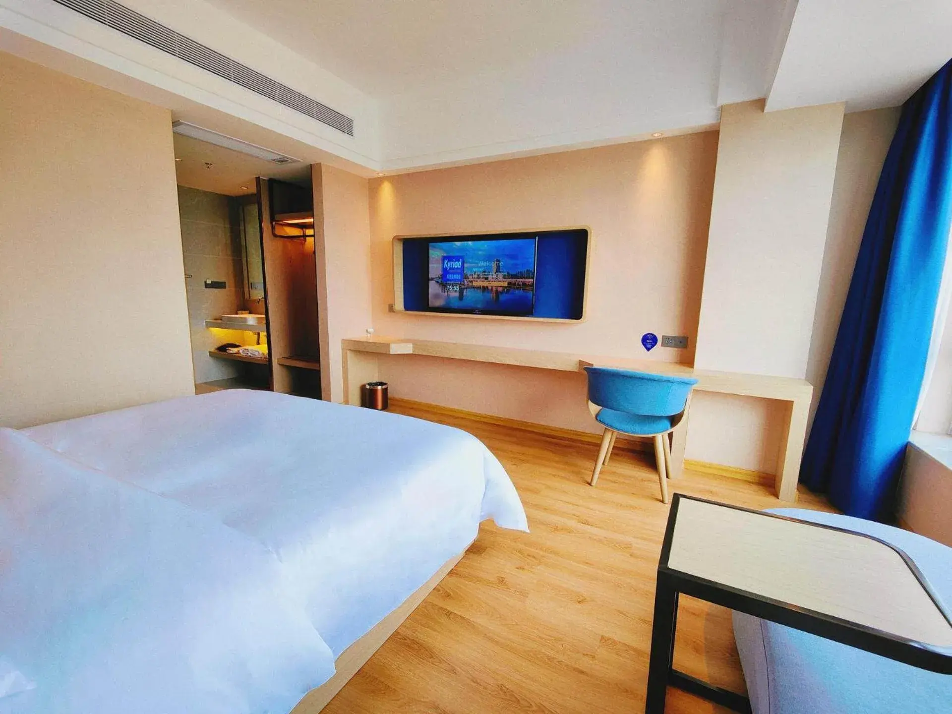 Bed in Kyriad Hotel Guigang Wuyue Plaza Railway Station Bed in Kyriad Hotel Guigang Wuyue Plaza Railway Station