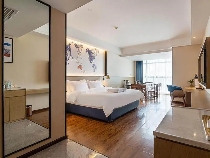 Bed in Kyriad Marvelous Hotel Kunming High-Tech Zone Wuyue Plaza Bed in Kyriad Marvelous Hotel Kunming High-Tech Zone Wuyue Plaza