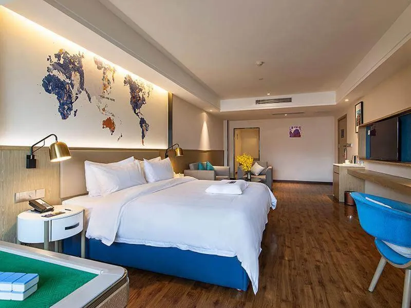 Bed in Kyriad Marvelous Hotel Kunming High-Tech Zone Wuyue Plaza