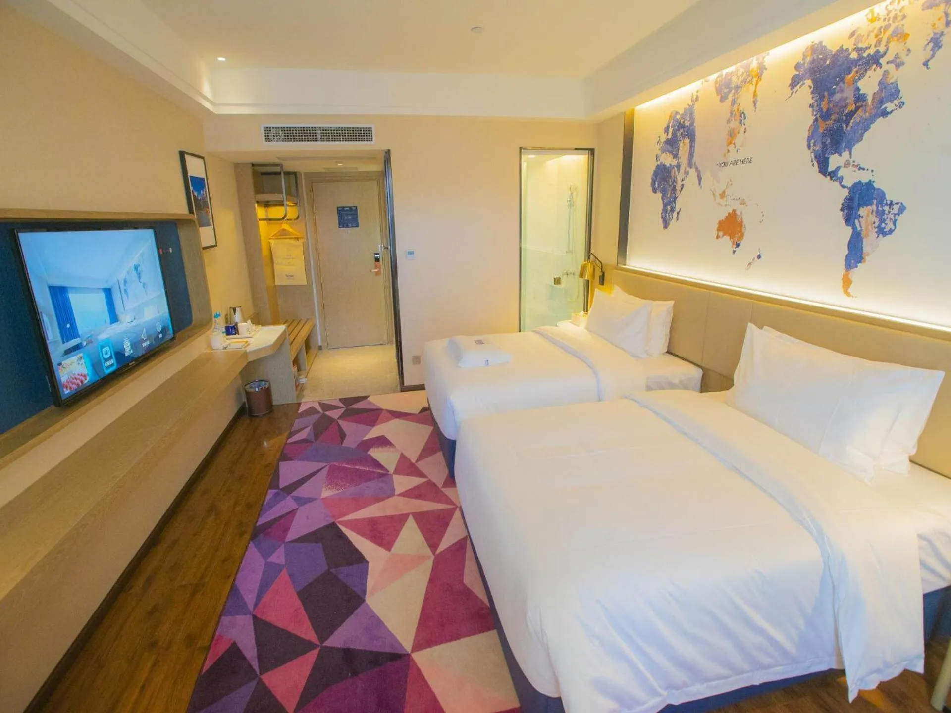 Bed in Kyriad Marvelous Hotel Kunming High-Tech Zone Wuyue Plaza