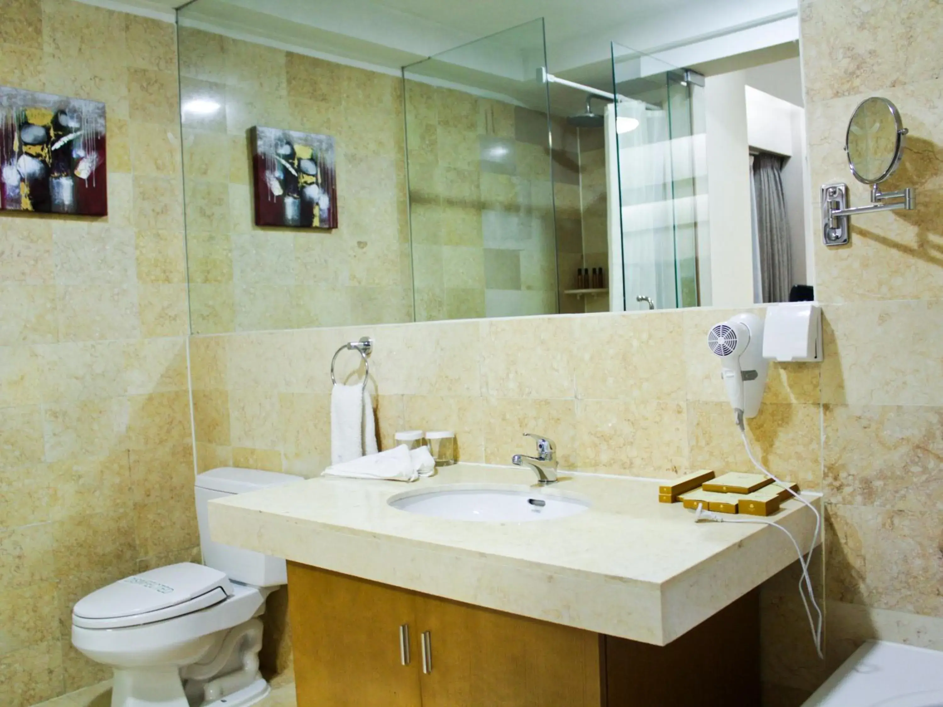 Bathroom in The Corporate Hotel and Convention Centre Bathroom in The Corporate Hotel and Convention Centre