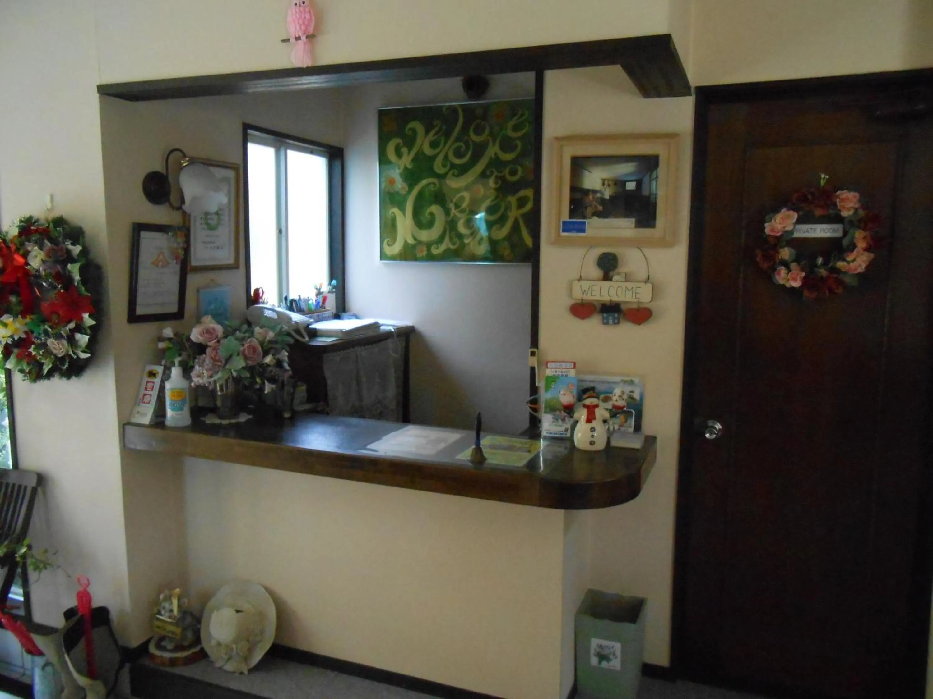 Lobby or reception in Pension Margaret