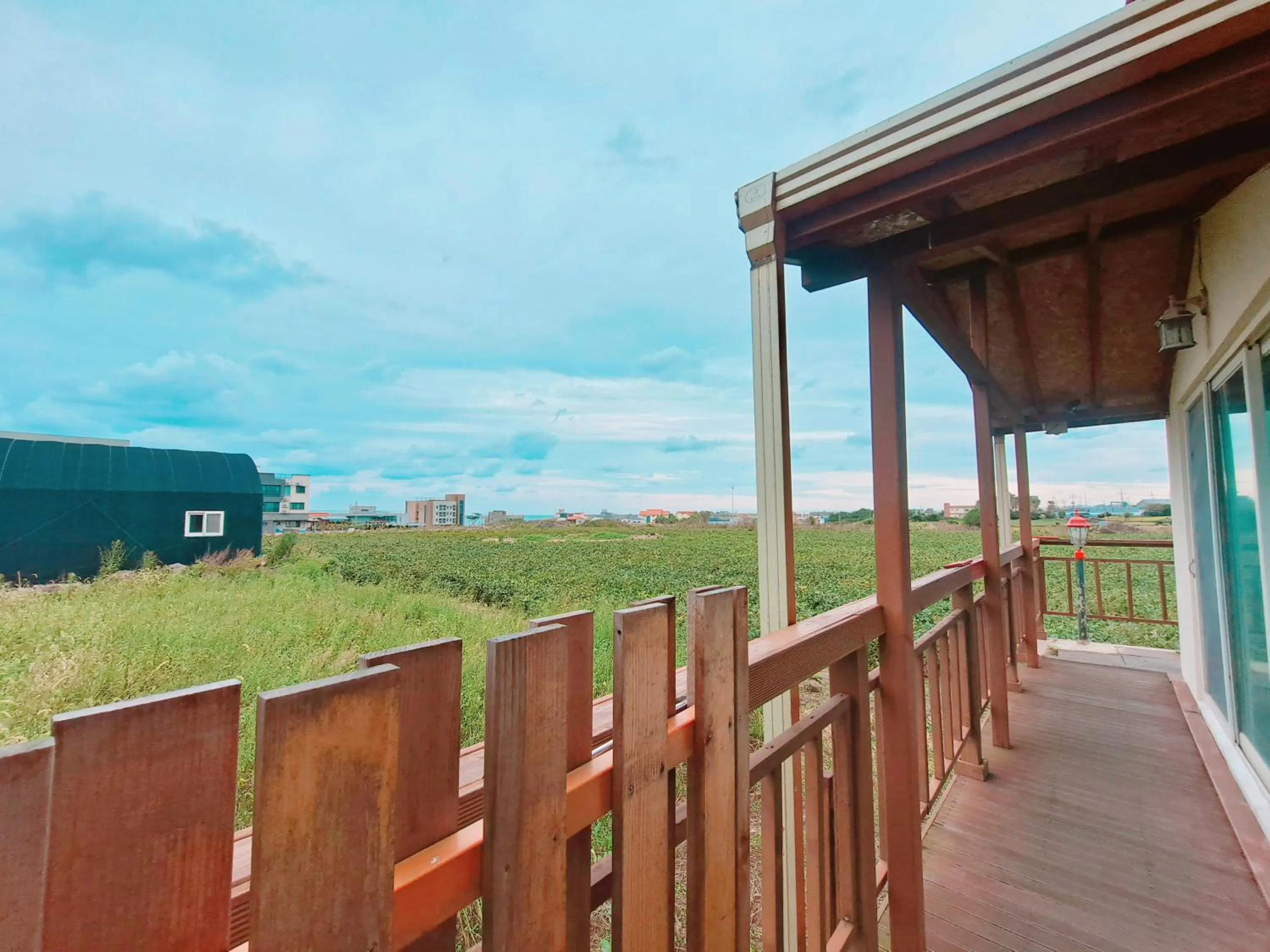 Balcony/Terrace in Jeju Gillime Pension