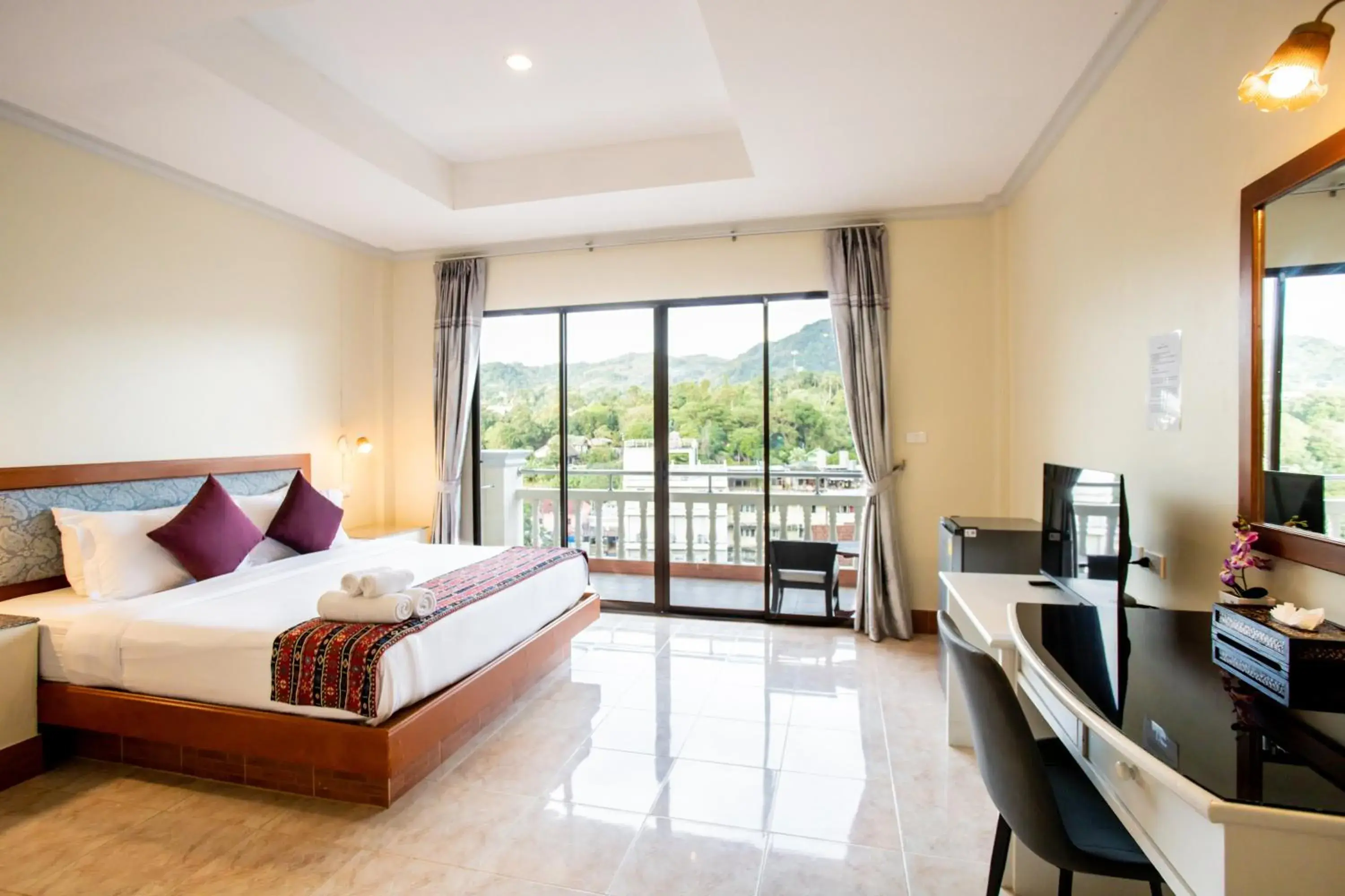 Bed in Tri's Miracle Kata Beach Side Bed in Tri's Miracle Kata Beach Side