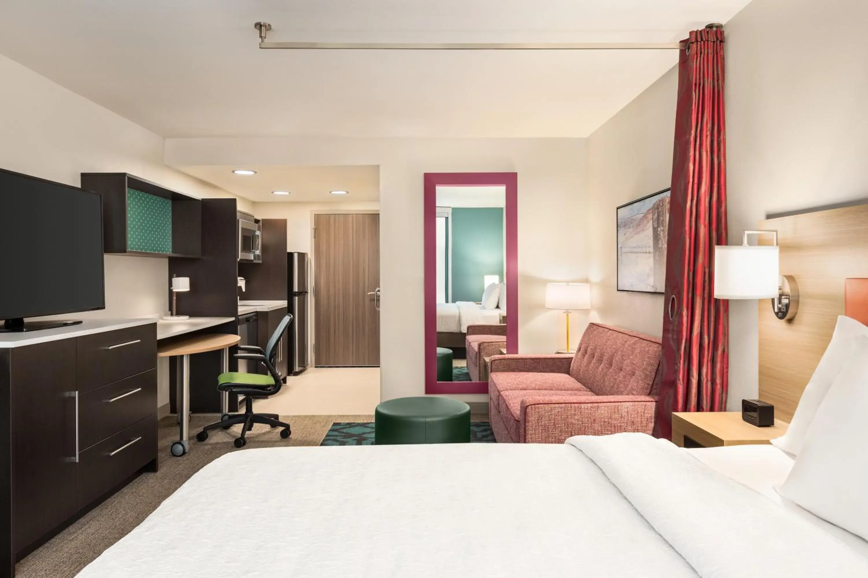 Bedroom, Bed in Home2 Suites By Hilton Cheyenne Bedroom, Bed in Home2 Suites By Hilton Cheyenne