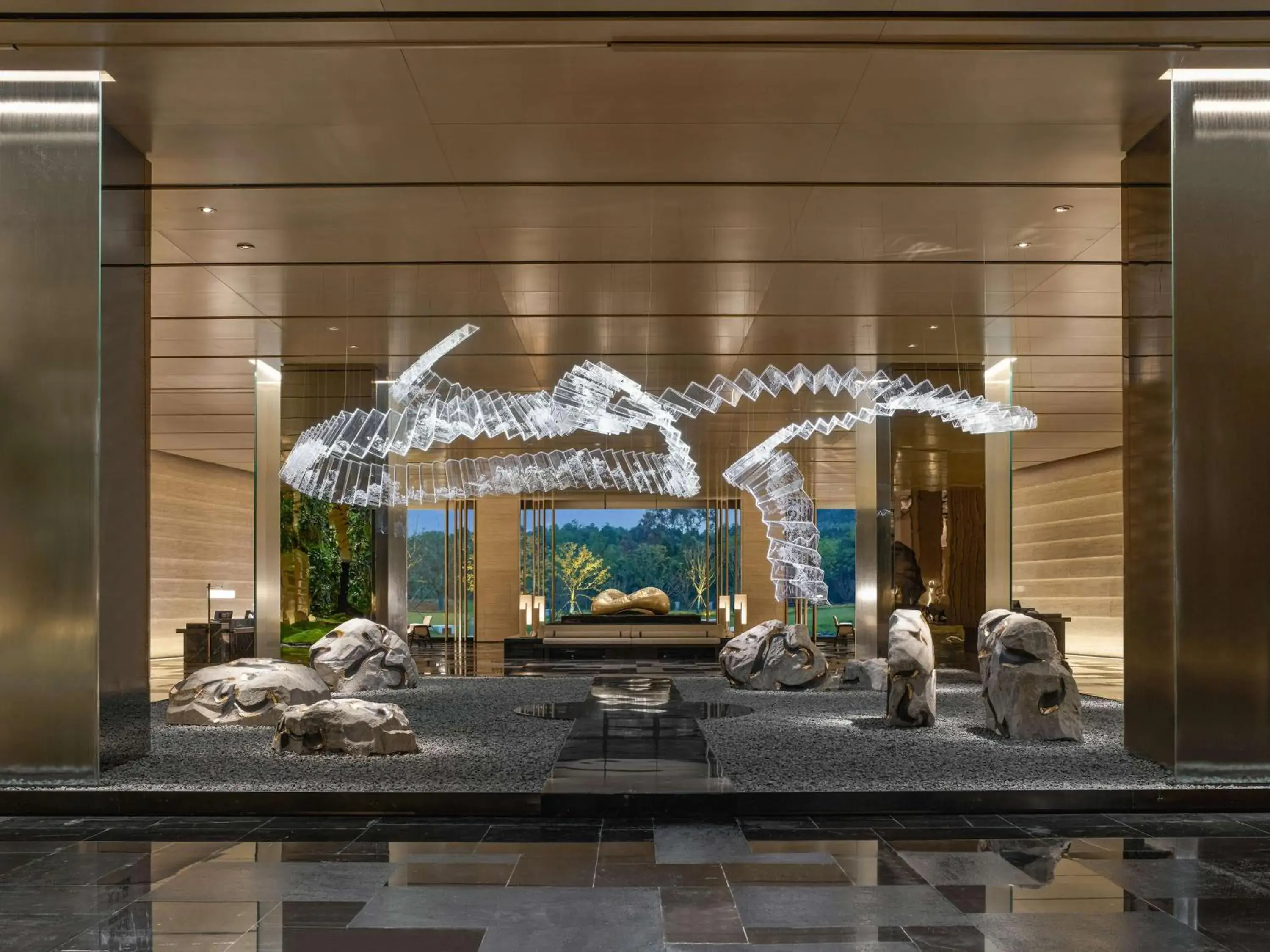 Lobby or reception in Hilton Nanjing Niushoushan Lobby or reception in Hilton Nanjing Niushoushan