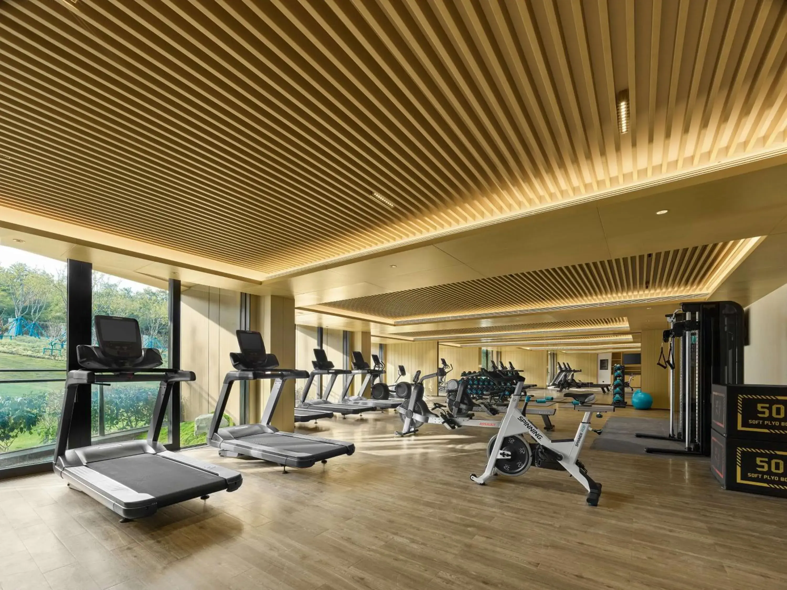 Fitness centre/facilities in Hilton Nanjing Niushoushan Fitness centre/facilities in Hilton Nanjing Niushoushan