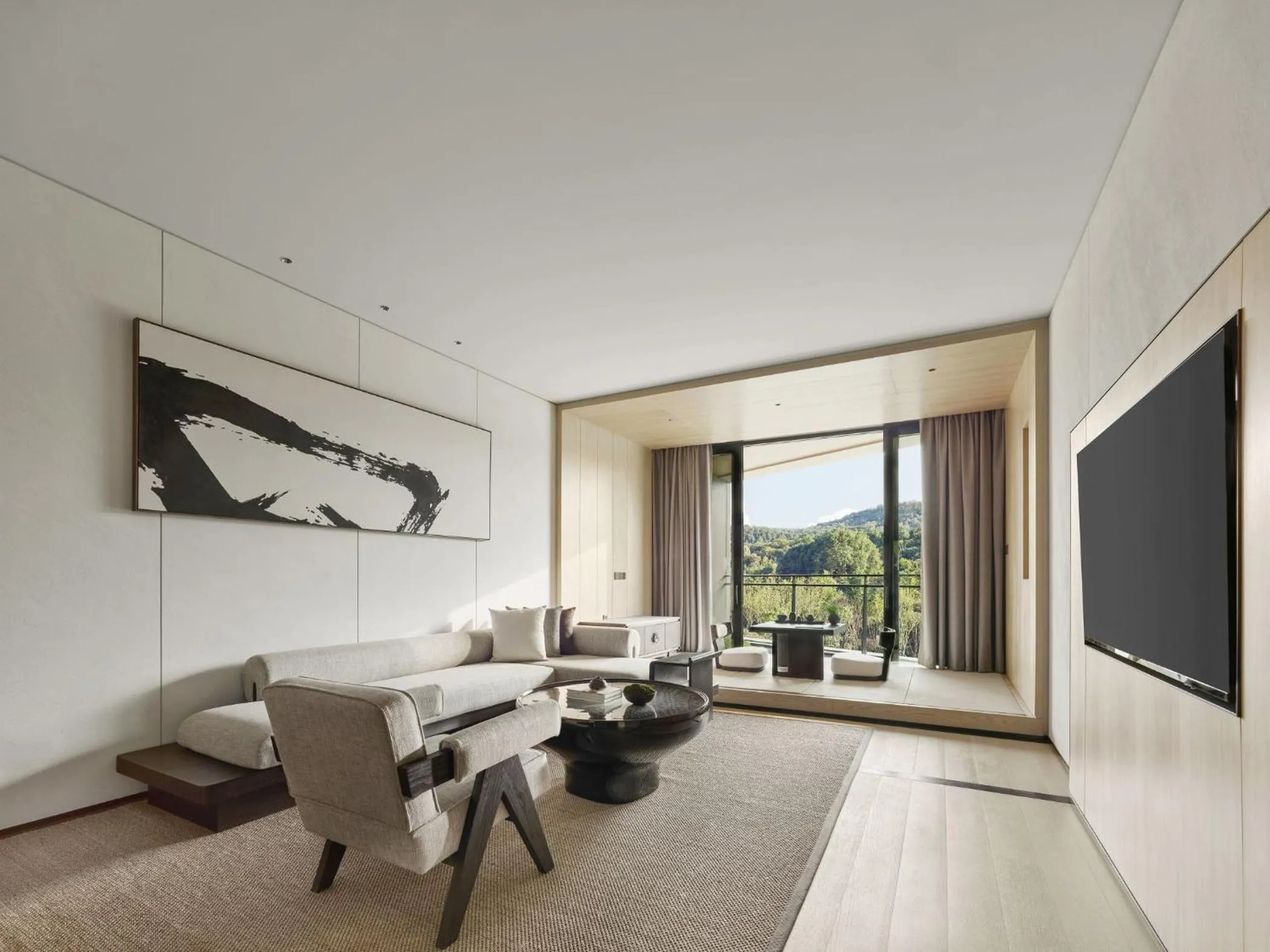 Living room in Hilton Nanjing Niushoushan