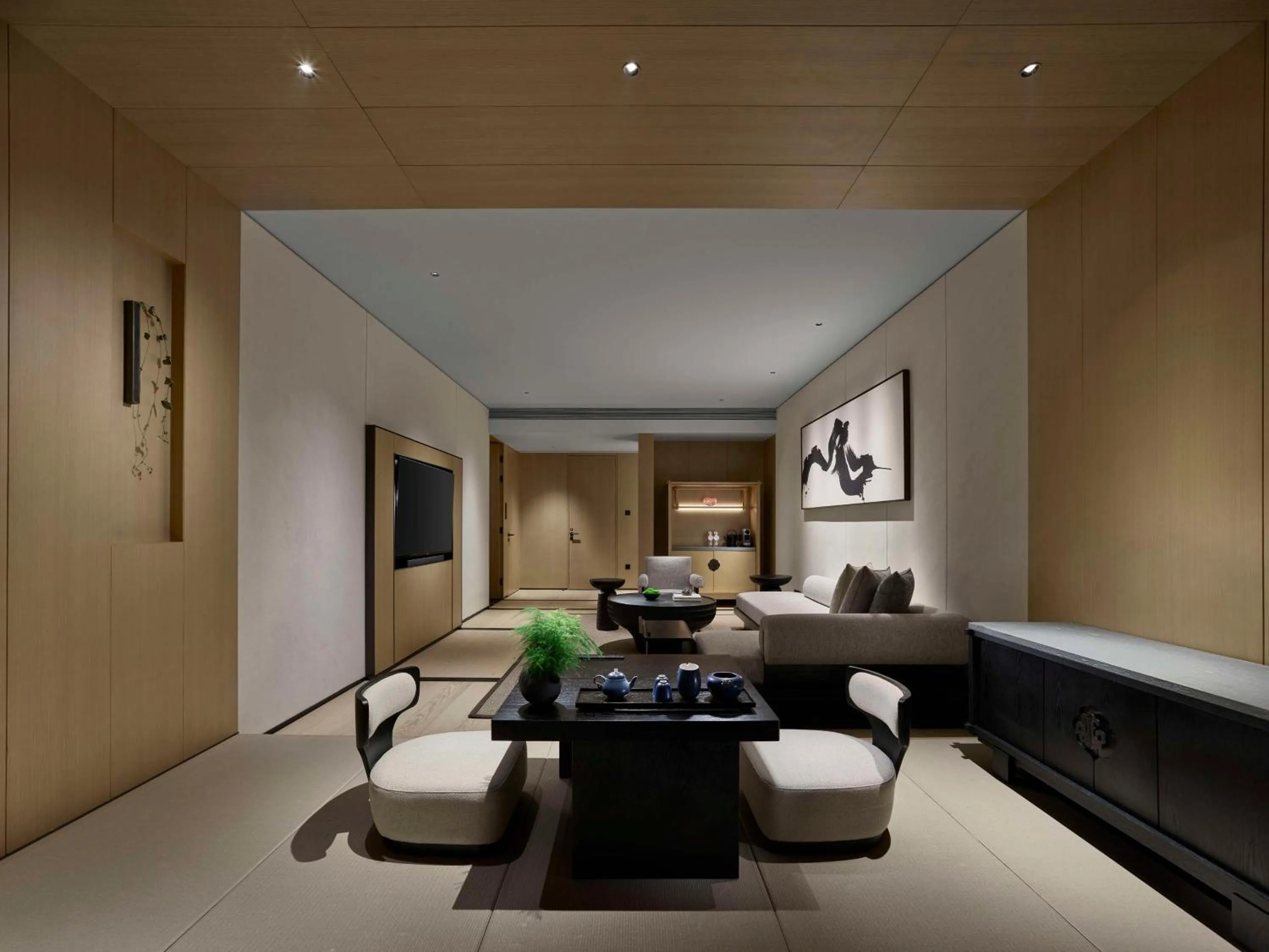 Living room in Hilton Nanjing Niushoushan