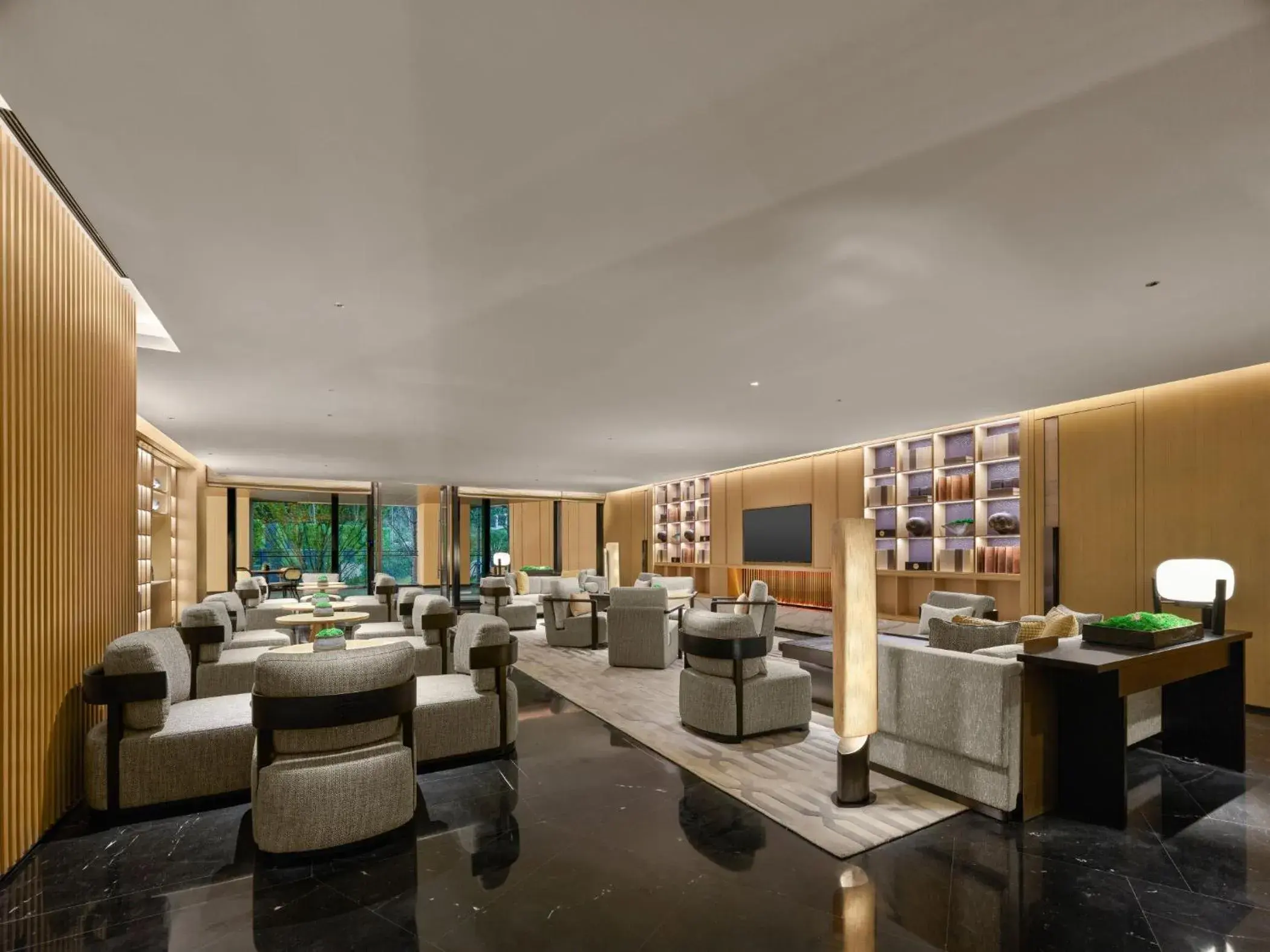 Lounge or bar in Hilton Nanjing Niushoushan Lounge or bar in Hilton Nanjing Niushoushan