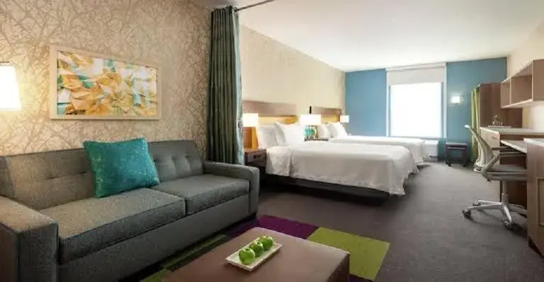 Bed in Home2 Suites By Hilton Pensacola Airport Medical Center Bed in Home2 Suites By Hilton Pensacola Airport Medical Center