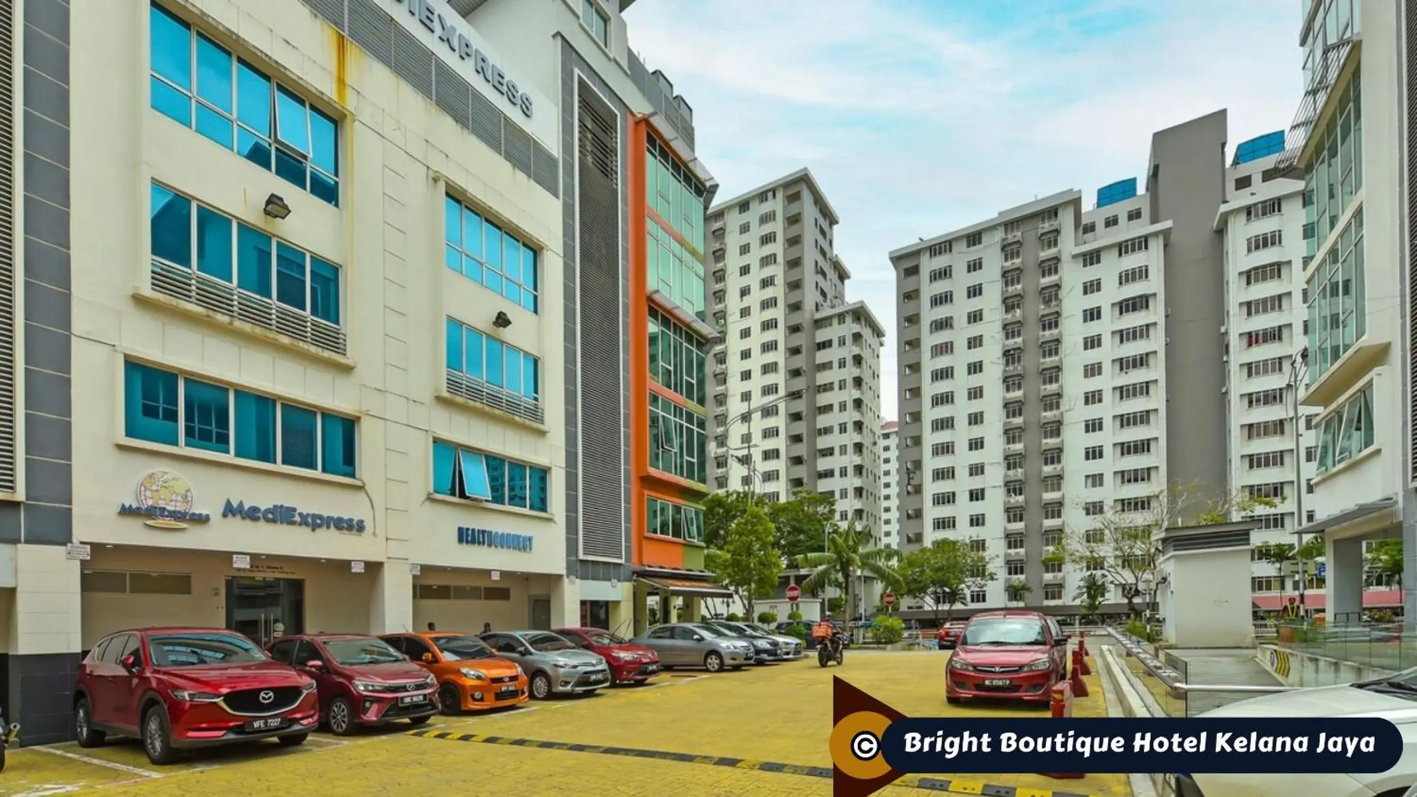 Property building in Bright Boutique Hotel Kelana Jaya Property building in Bright Boutique Hotel Kelana Jaya