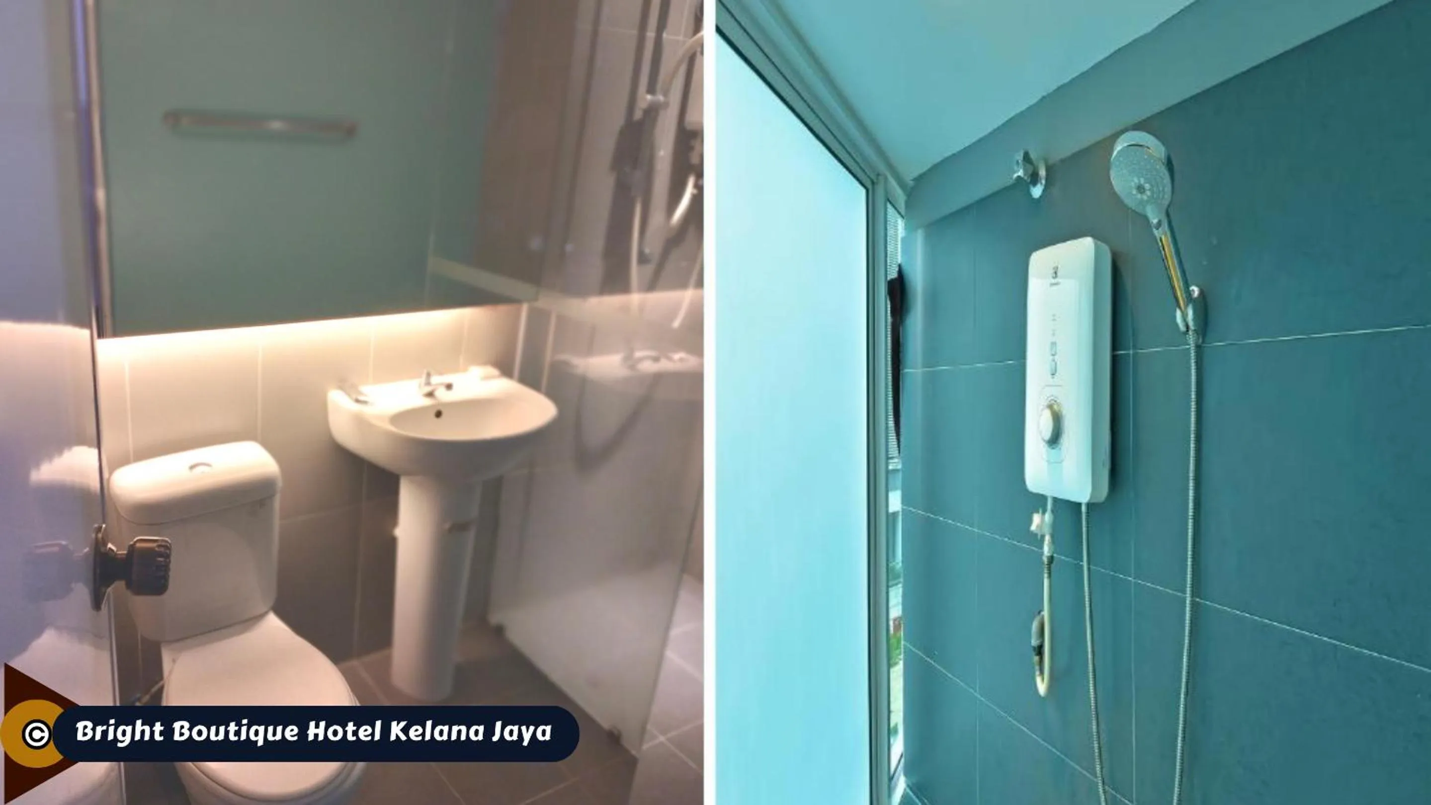 Shower in Bright Boutique Hotel Kelana Jaya