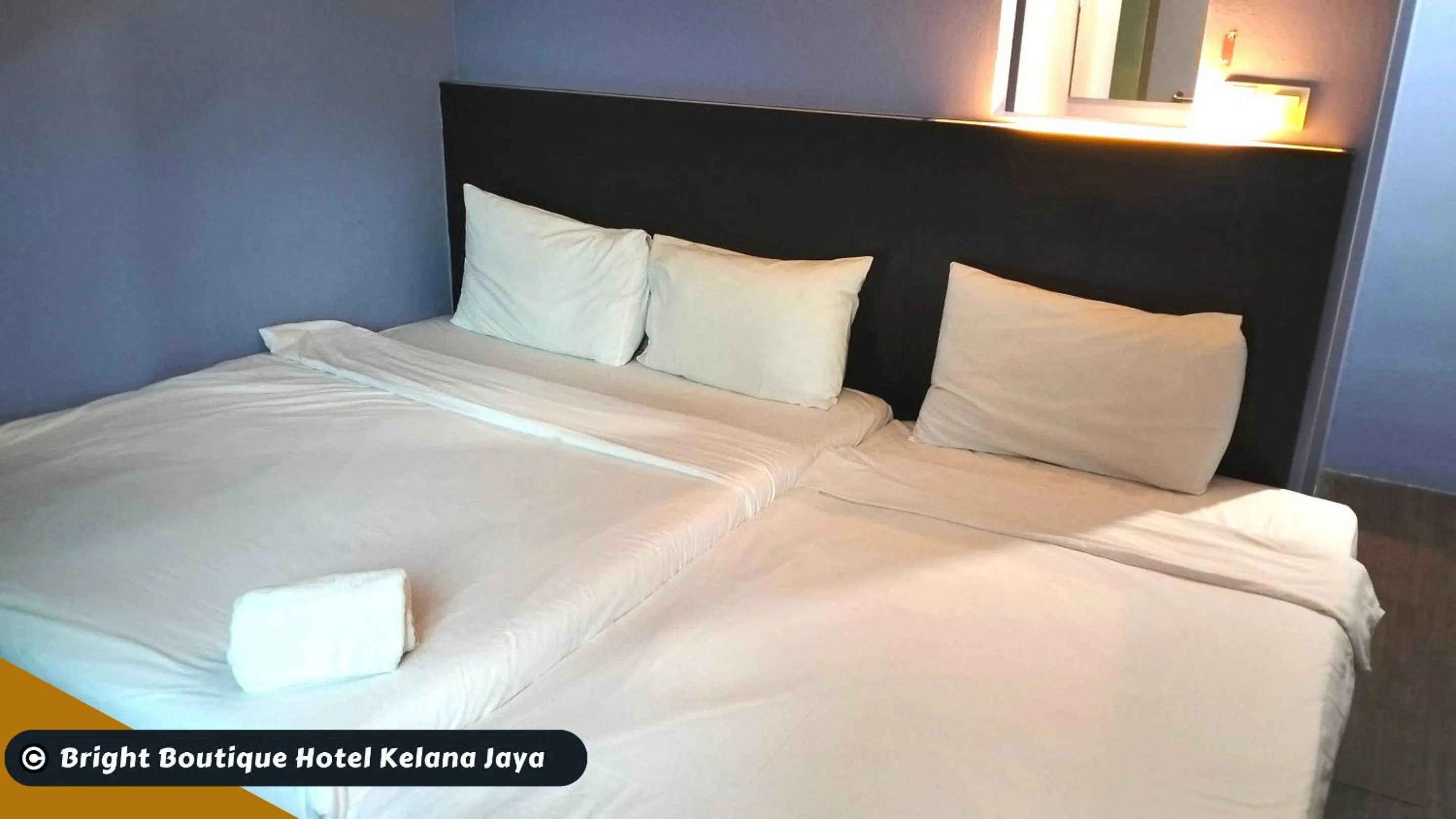 Bed in Bright Boutique Hotel Kelana Jaya
