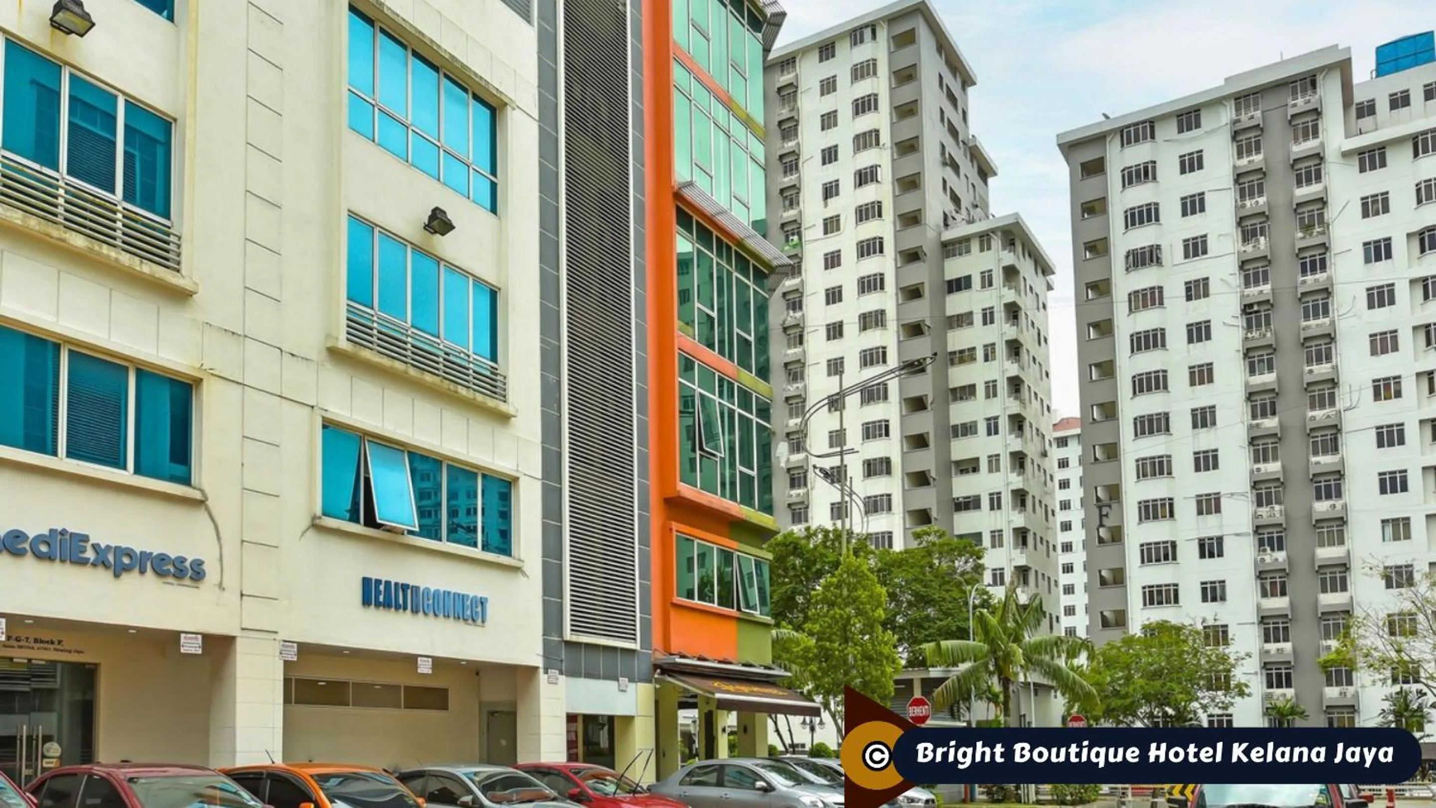 Property building in Bright Boutique Hotel Kelana Jaya