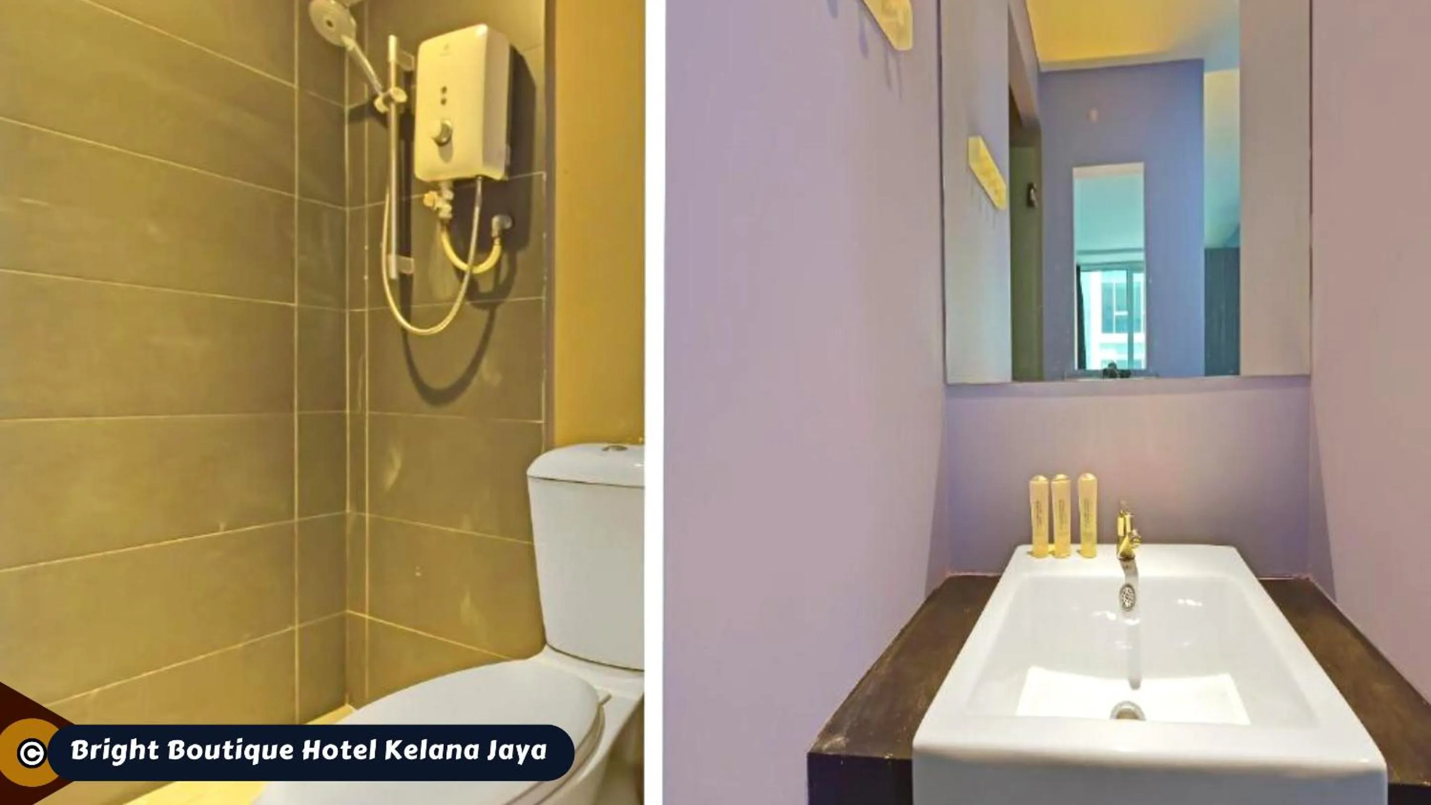 Shower in Bright Boutique Hotel Kelana Jaya