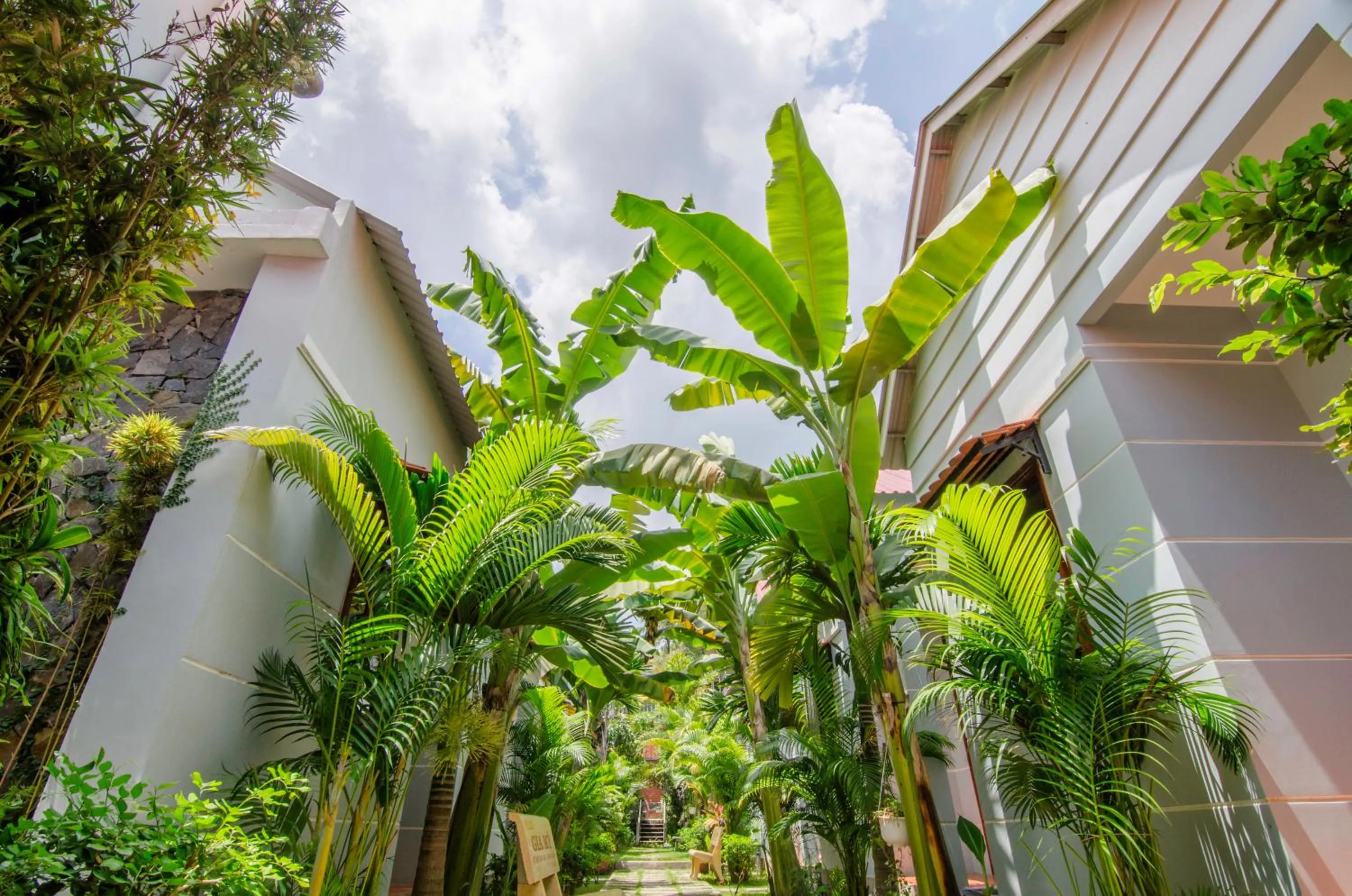 Decorative detail in Dong Xuan Hong Hotel