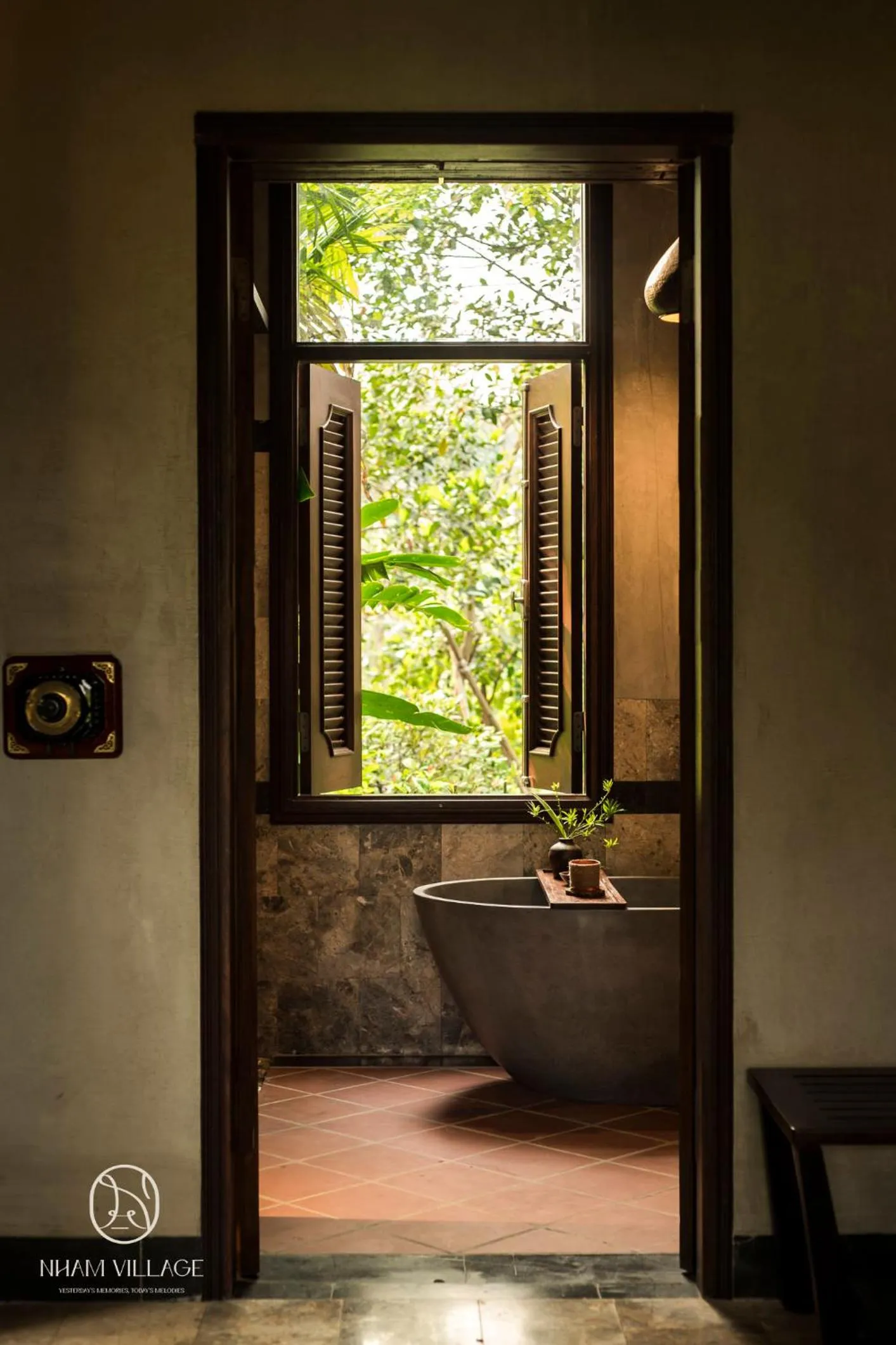 Bathroom in Nham Village Resort