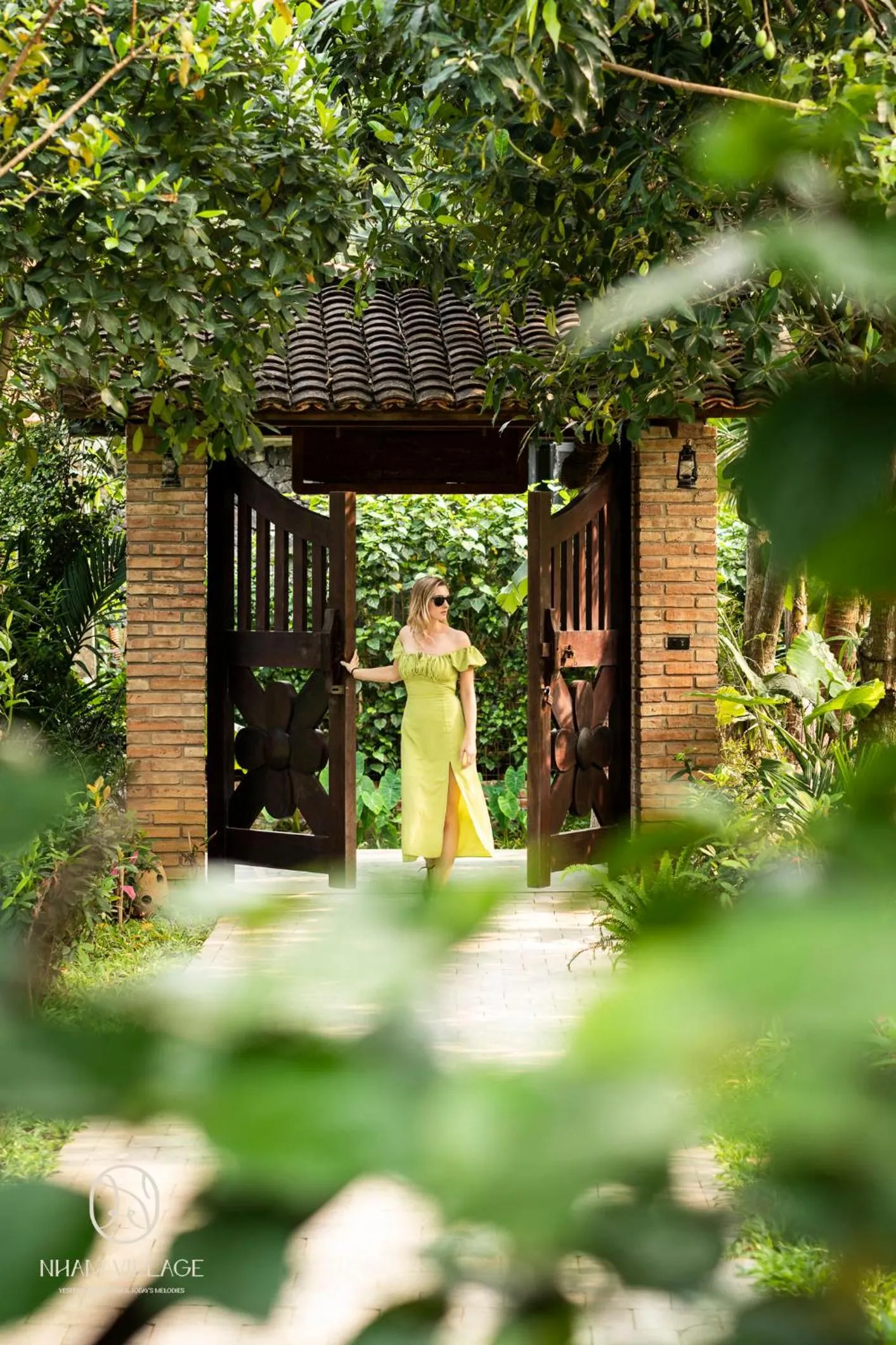 Guests in Nham Village Resort