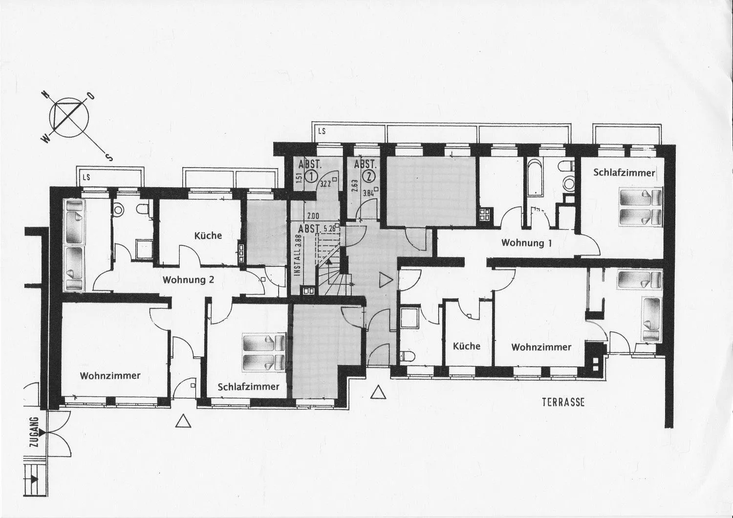 Floor plan in Villa Schönau