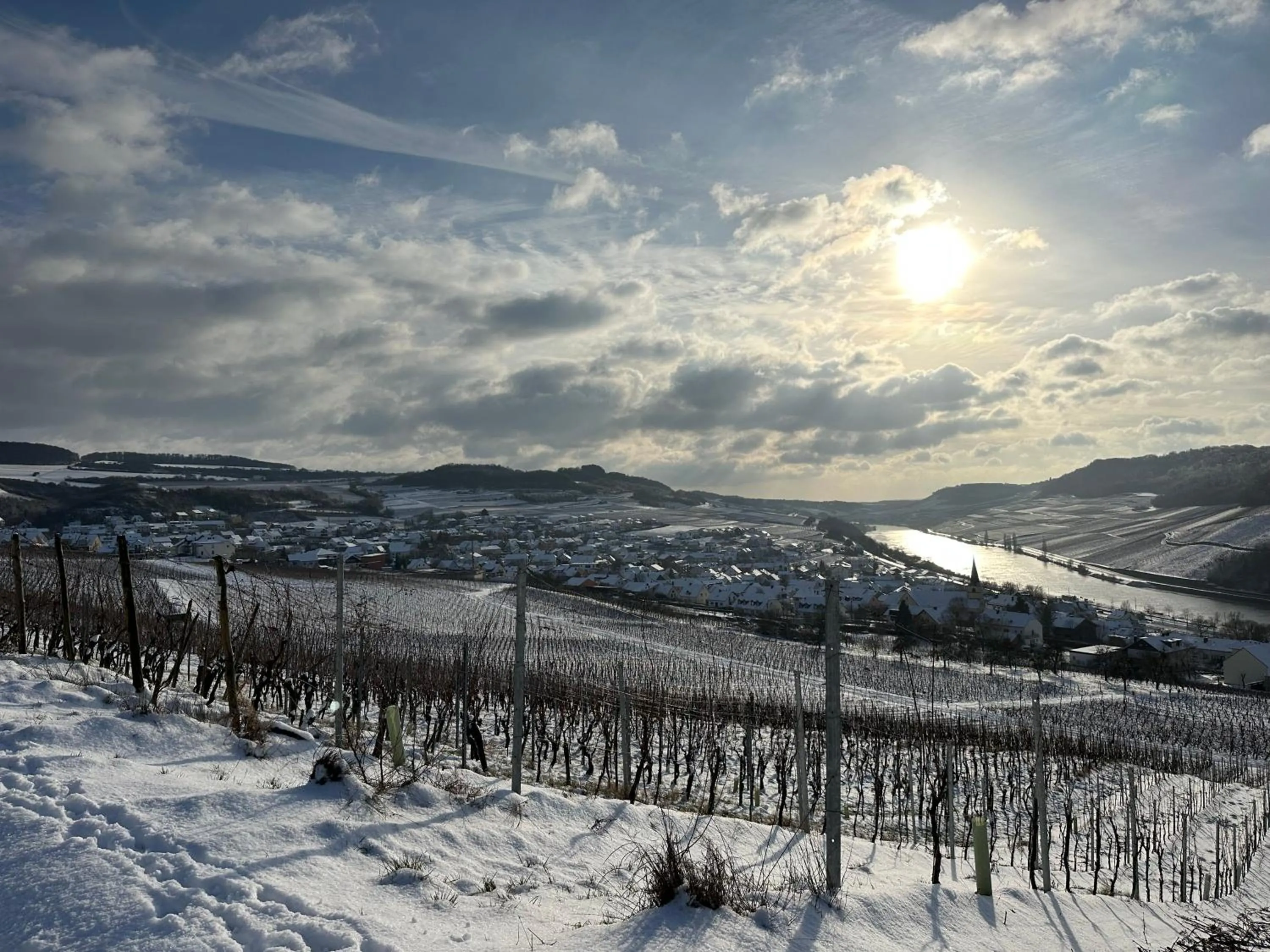 Natural landscape in Gästehaus und Weingut Bernd Frieden