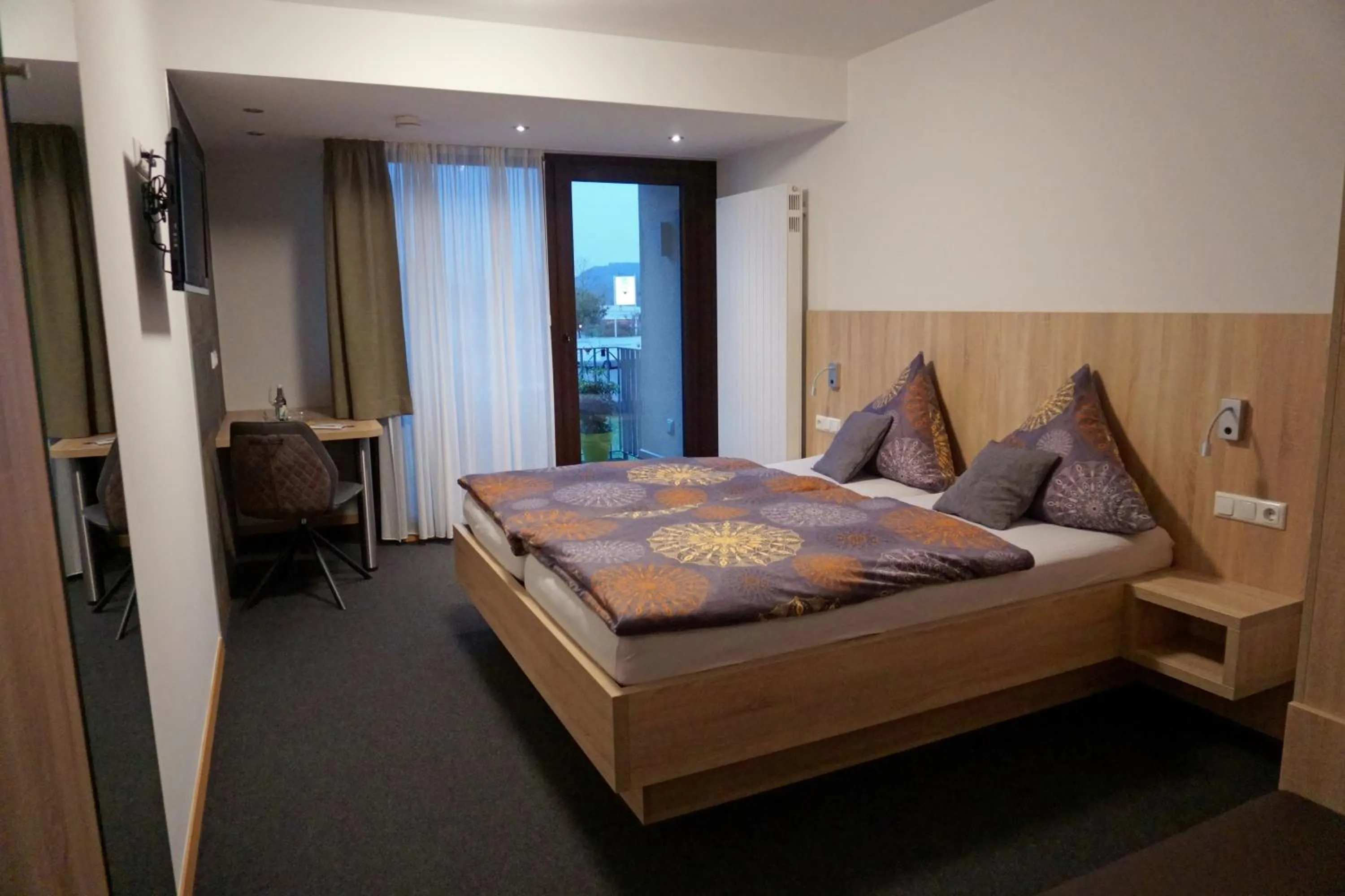 Bed in Gästehaus und Weingut Bernd Frieden