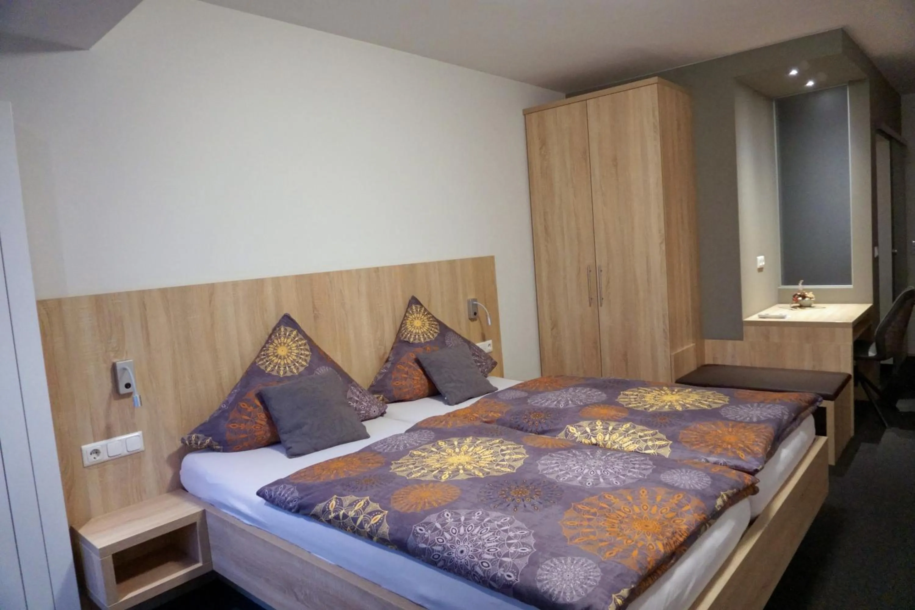 Bed in Gästehaus und Weingut Bernd Frieden