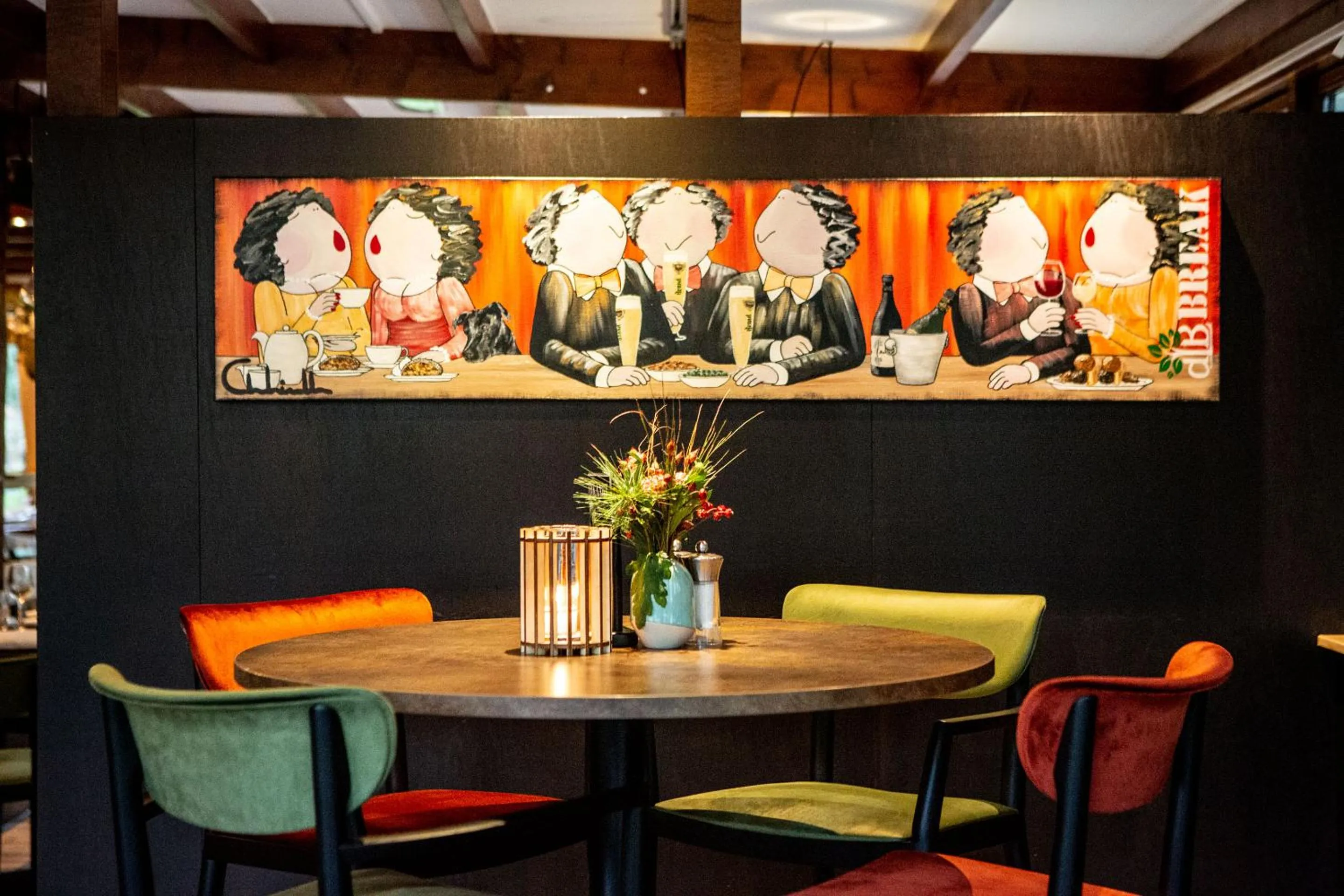 Dining area in De Lunterse Boer