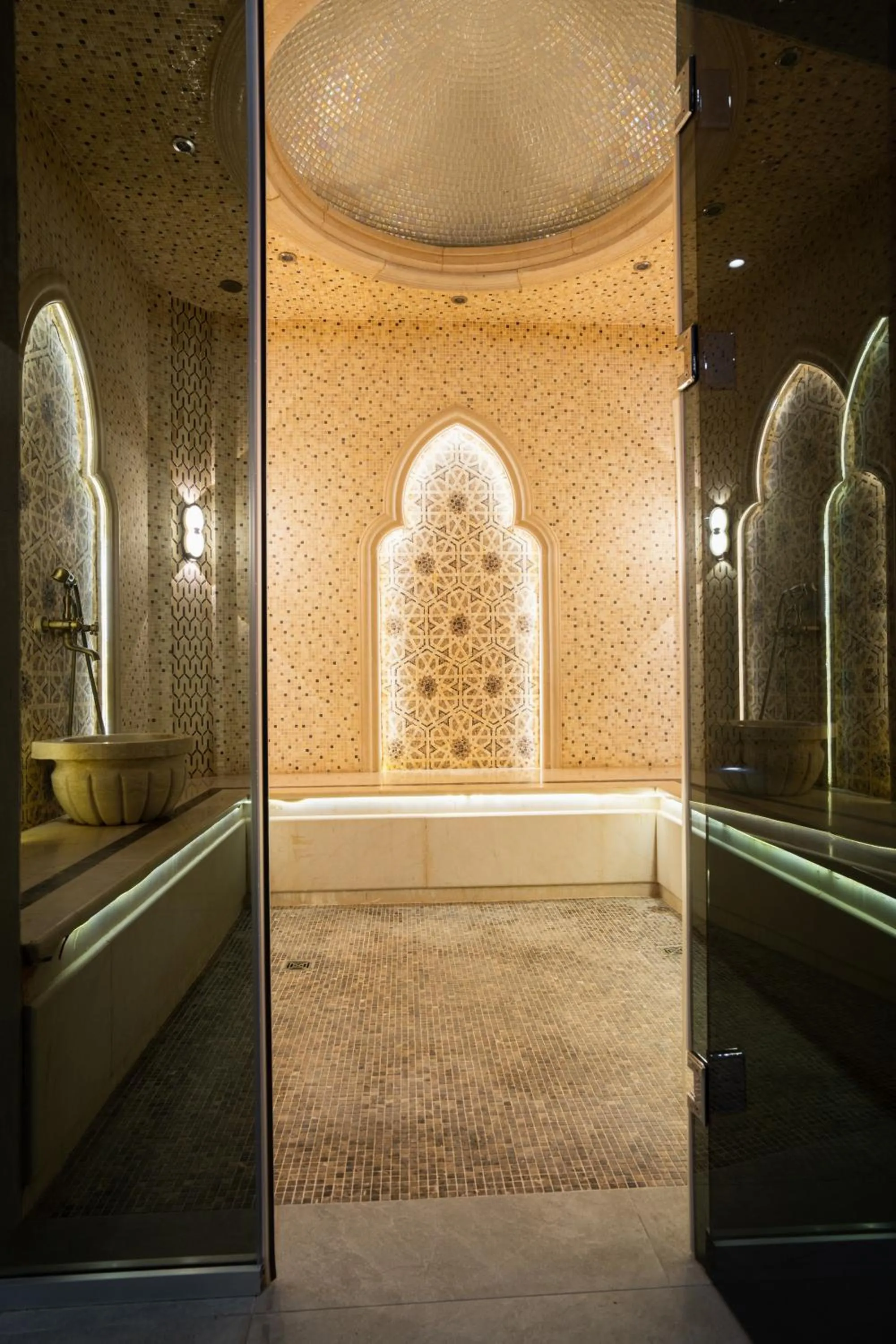 Steam room in Al Anvar Halal Hotel by HotelPro group
