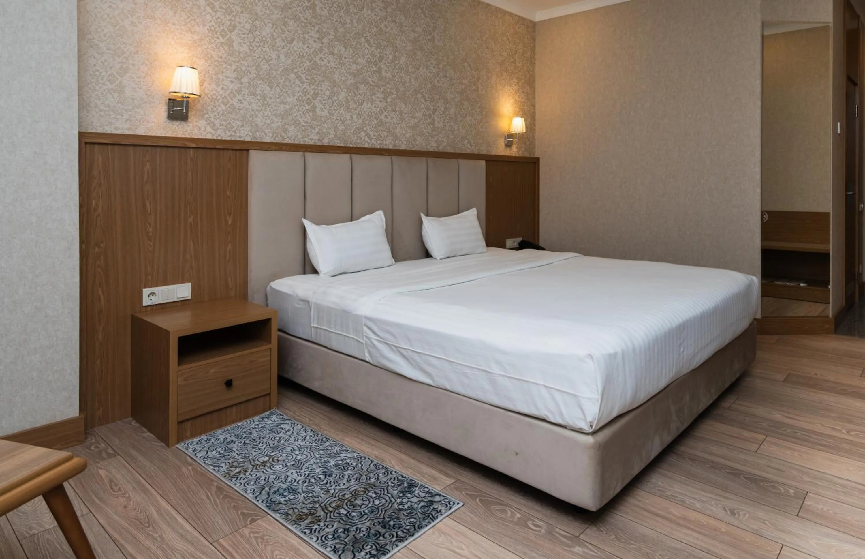 Bed in Al Anvar Halal Hotel by HotelPro group