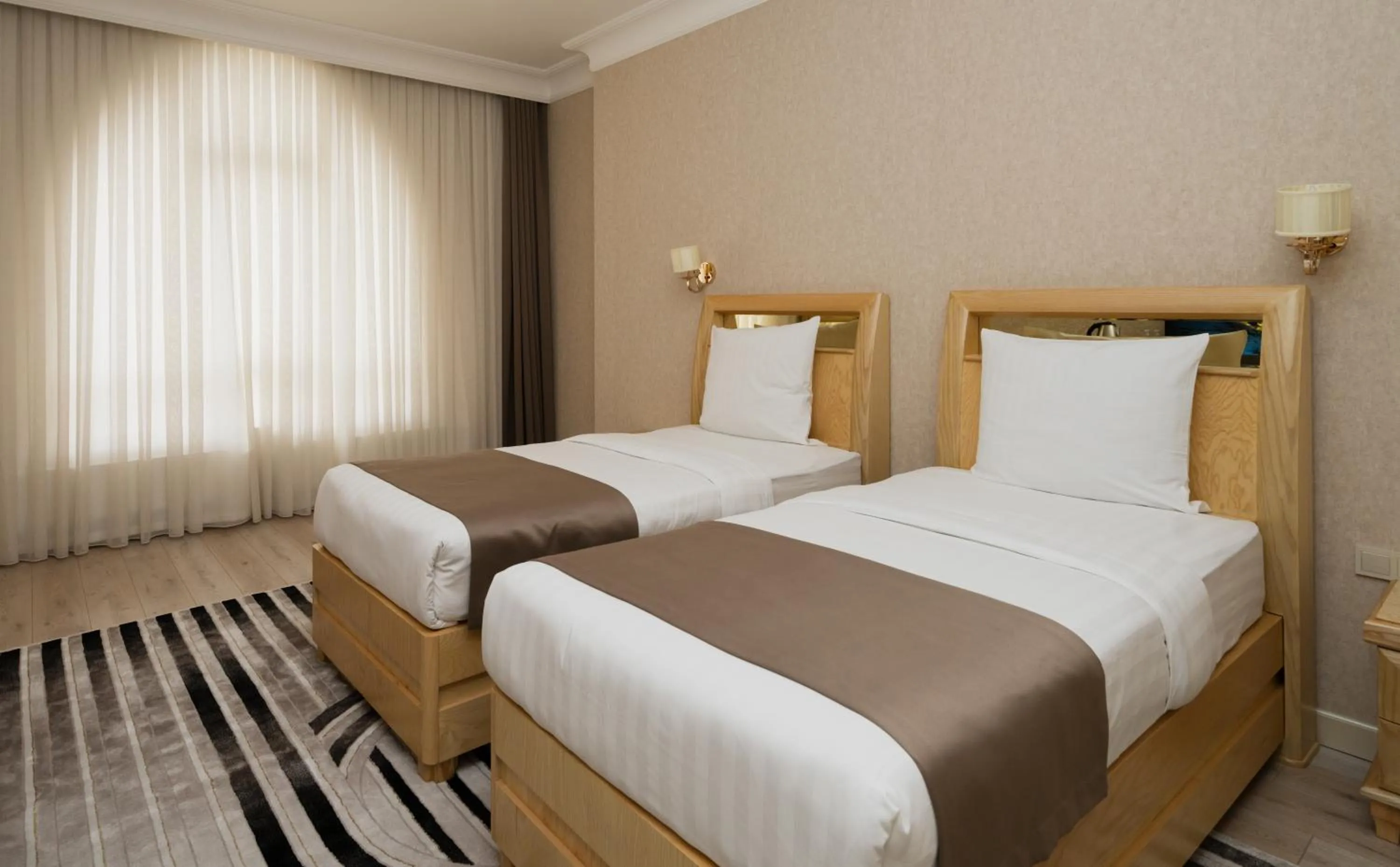 Bed in Al Anvar Halal Hotel by HotelPro group