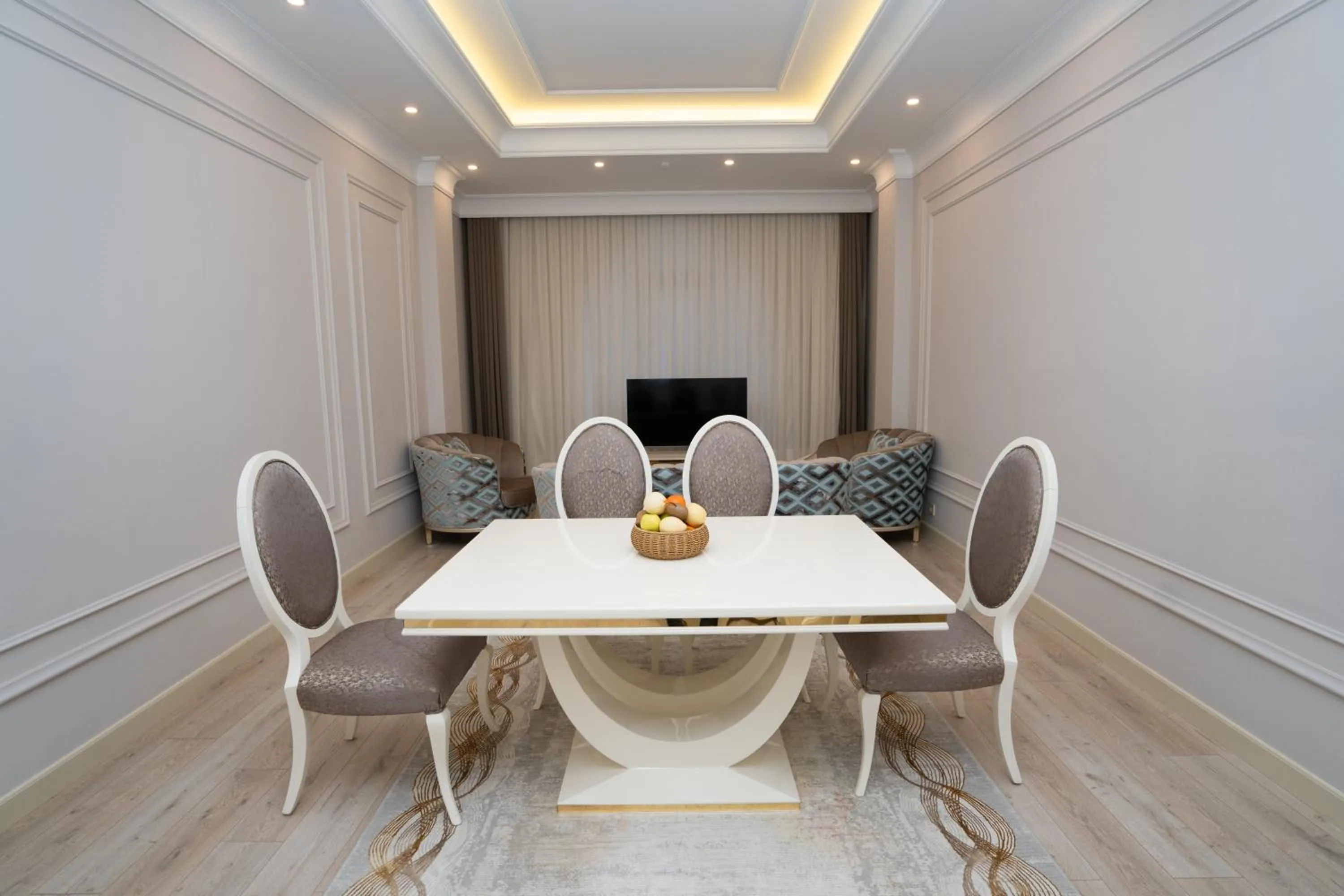 Living room in Al Anvar Halal Hotel by HotelPro group