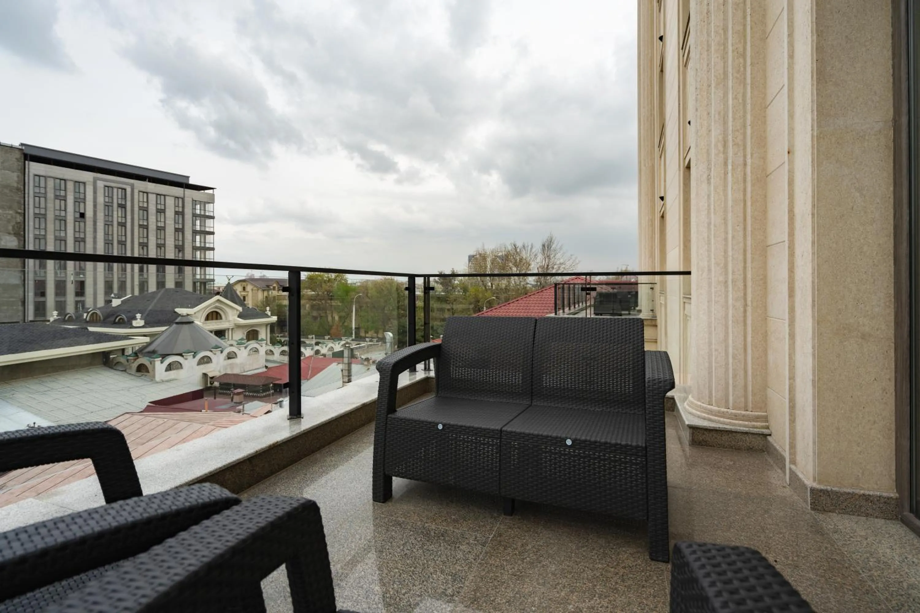 Balcony/Terrace in Al Anvar Halal Hotel by HotelPro group