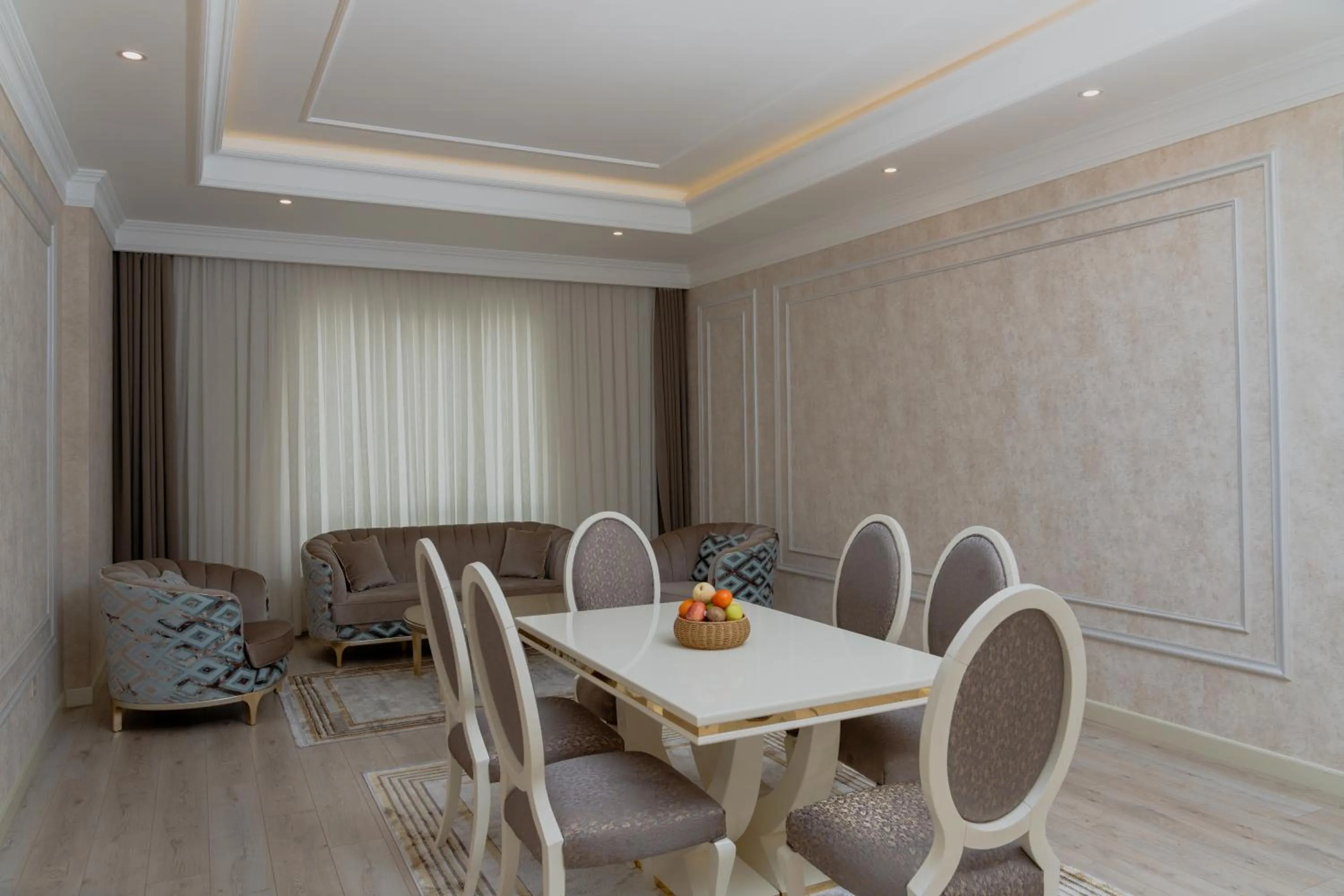 Living room in Al Anvar Halal Hotel by HotelPro group