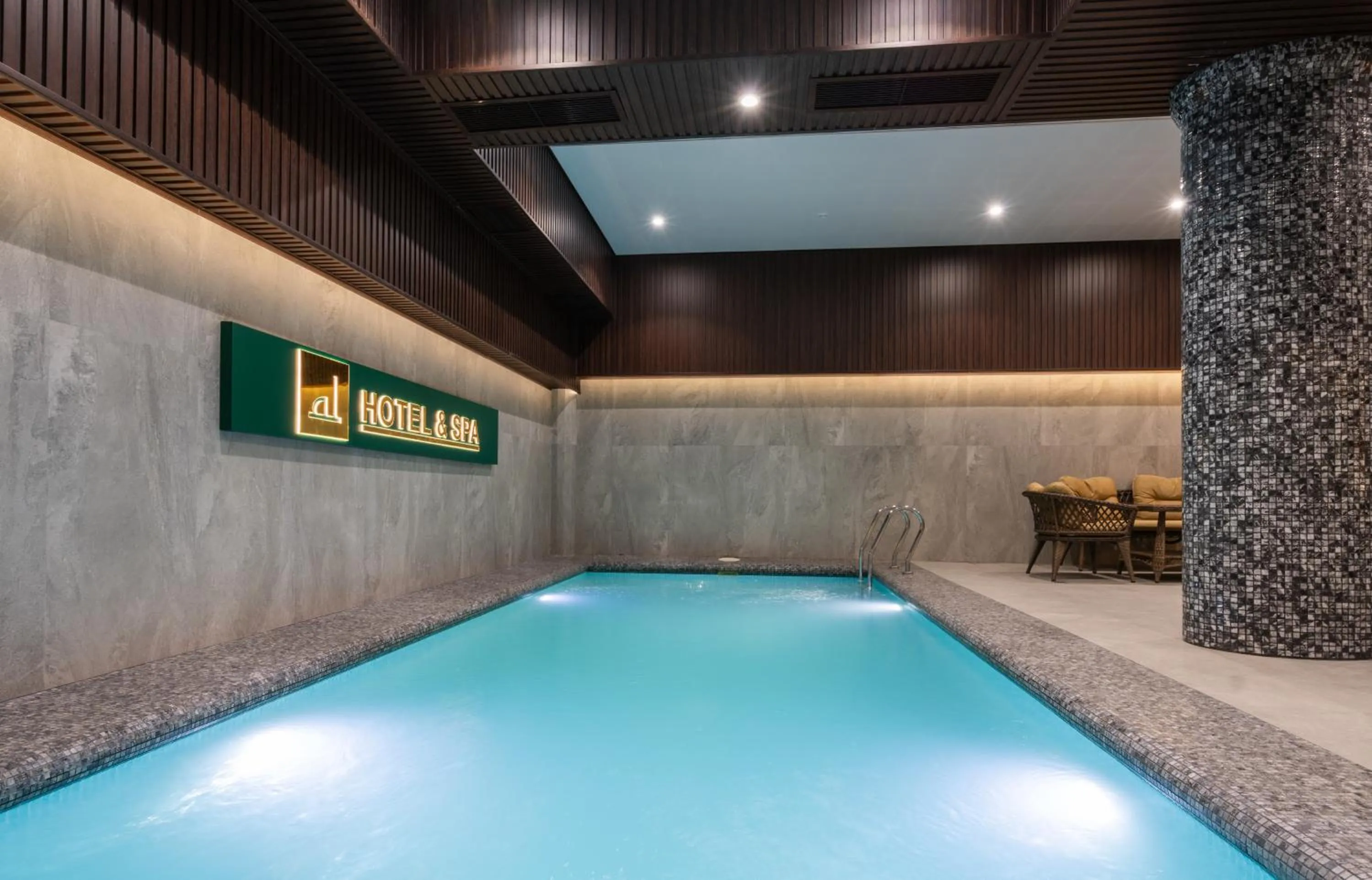 Swimming pool in Al Anvar Halal Hotel by HotelPro group