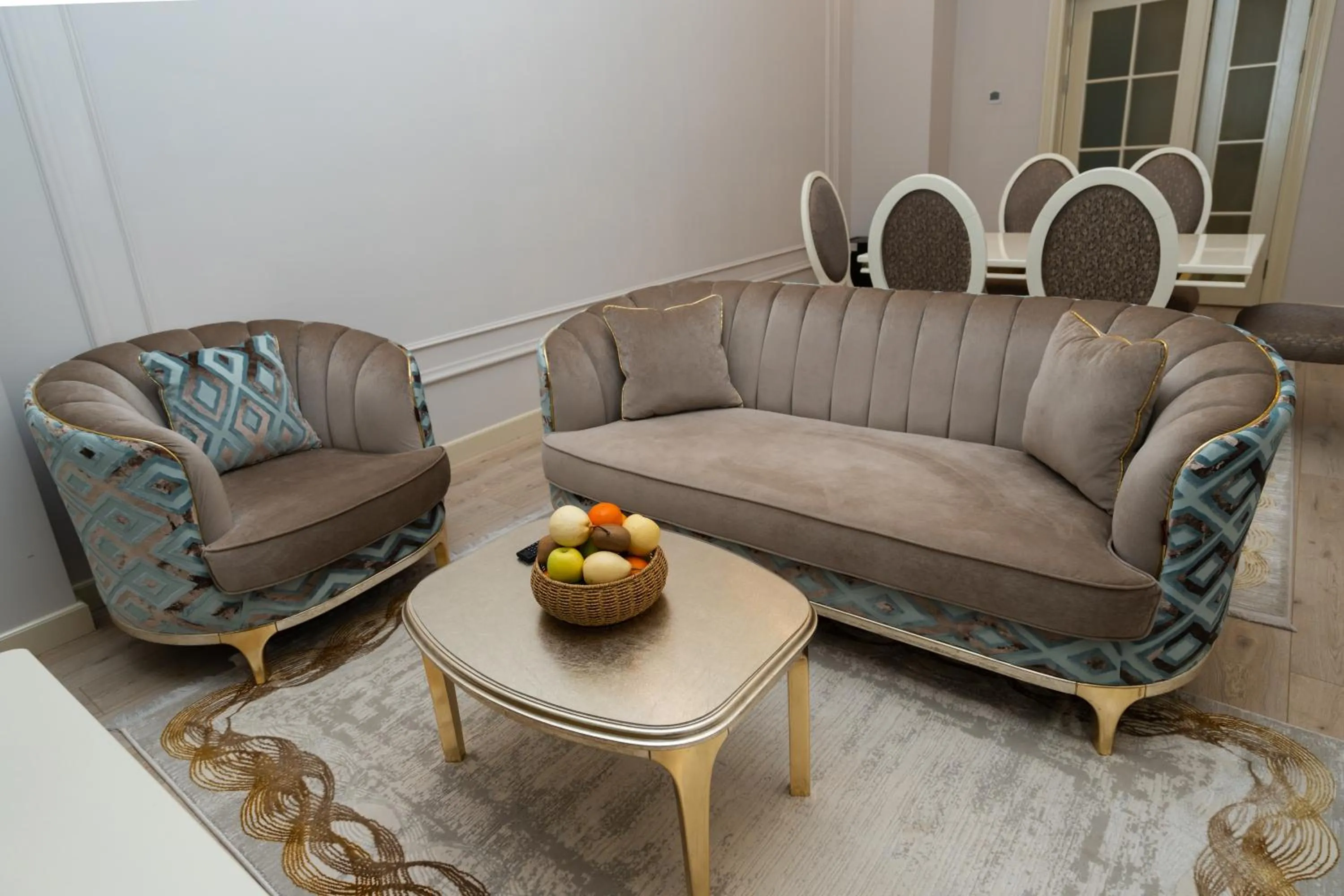 Living room in Al Anvar Halal Hotel by HotelPro group