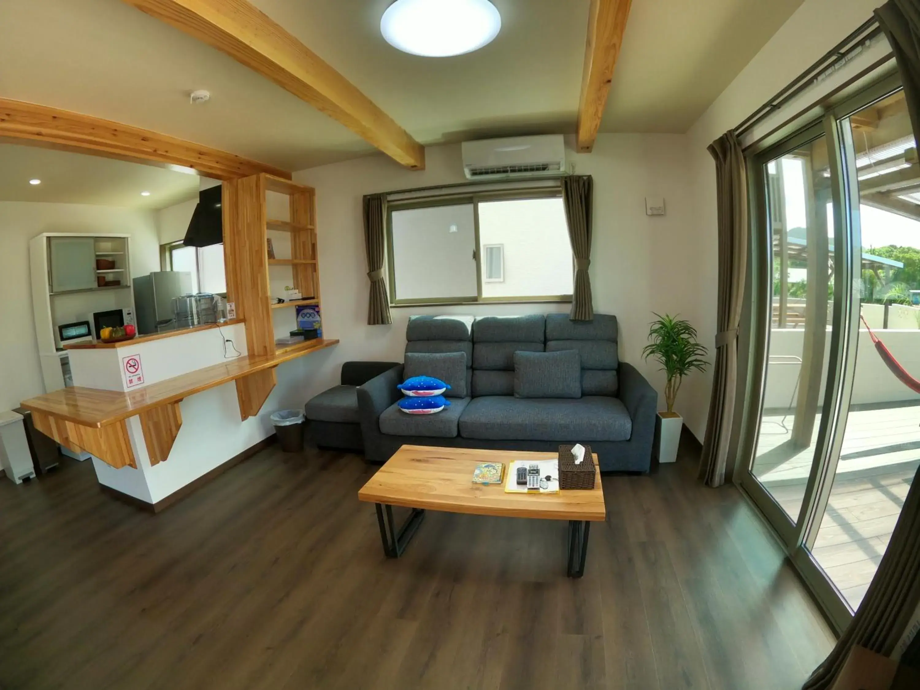 Living room in Churaumi Village Living room in Churaumi Village