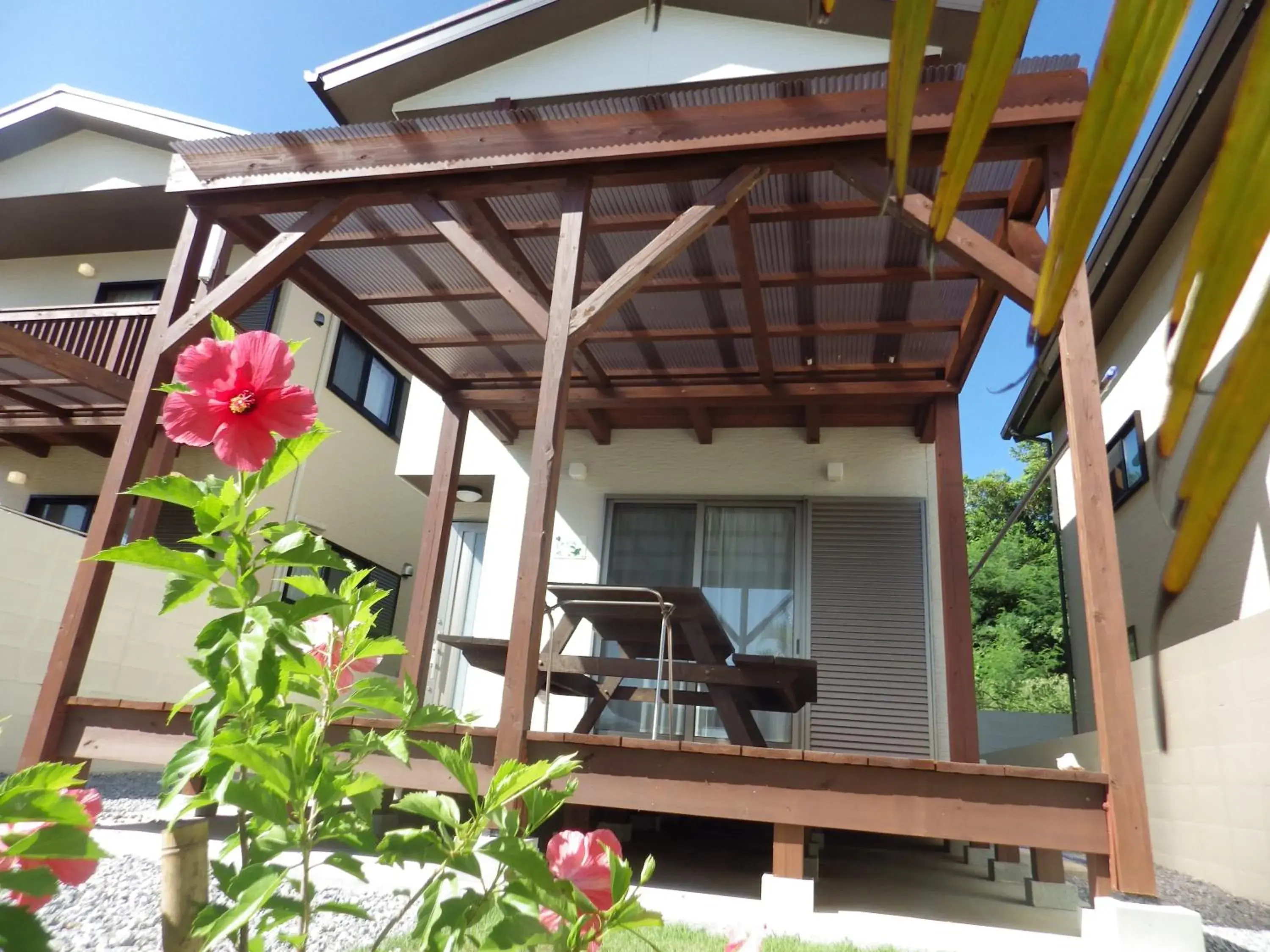 Facade/entrance in Churaumi Village Facade/entrance in Churaumi Village