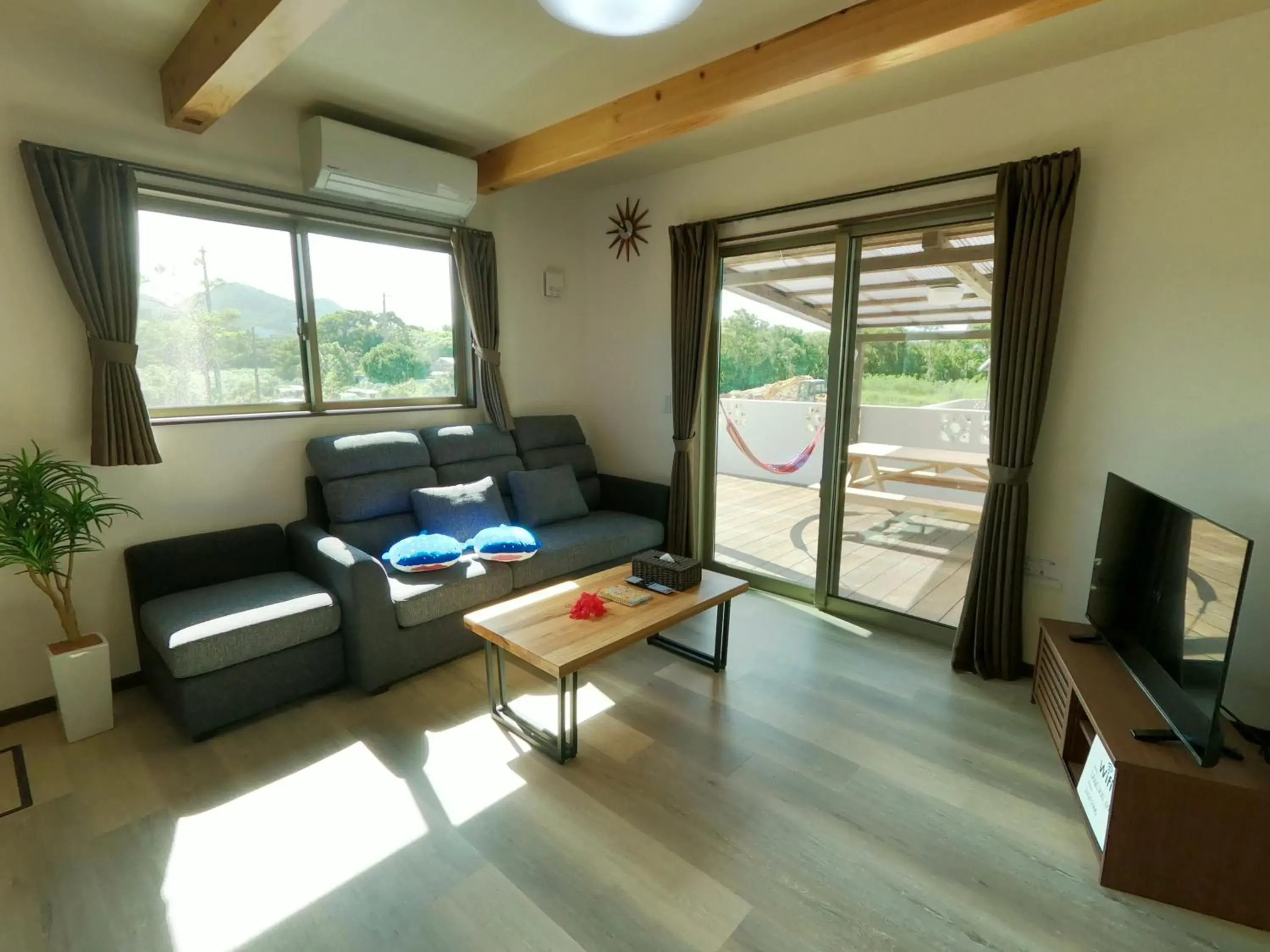 Living room in Churaumi Village Living room in Churaumi Village